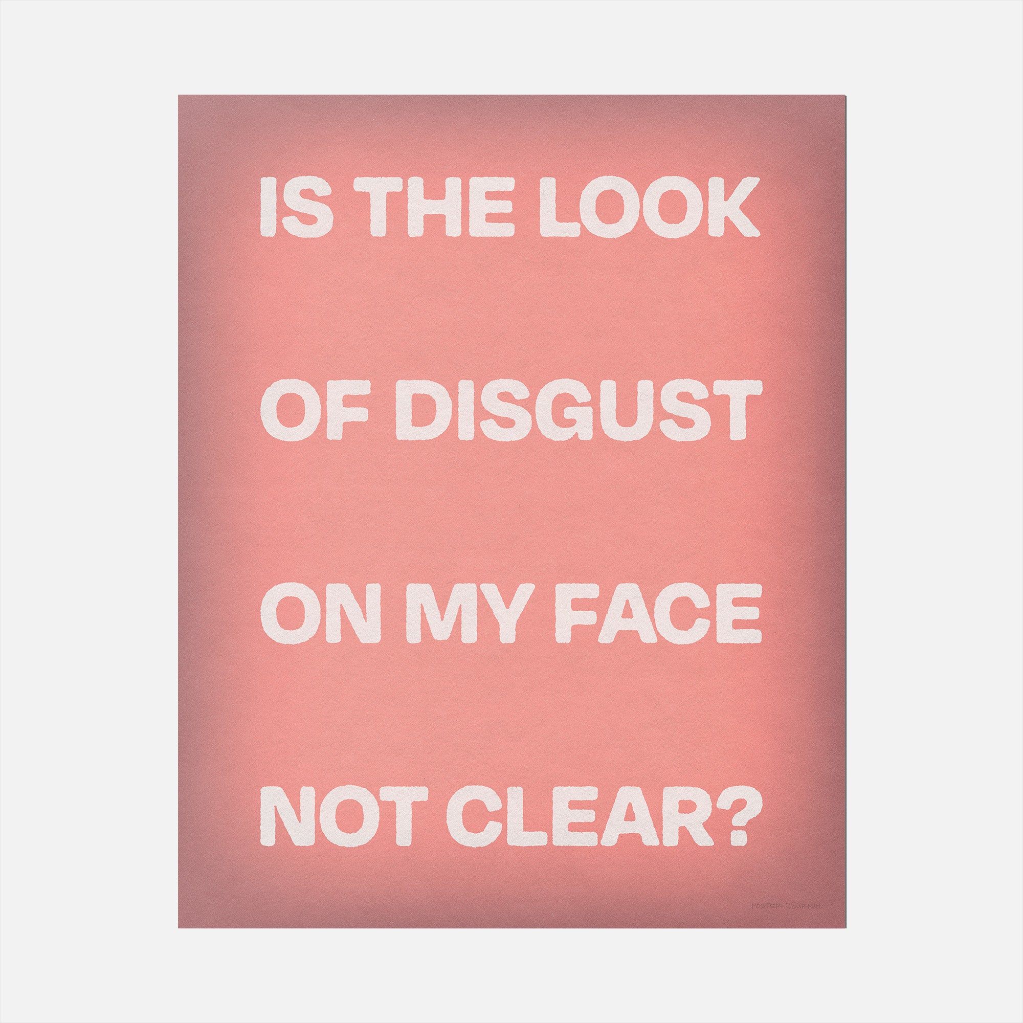 DISGUST PRINT