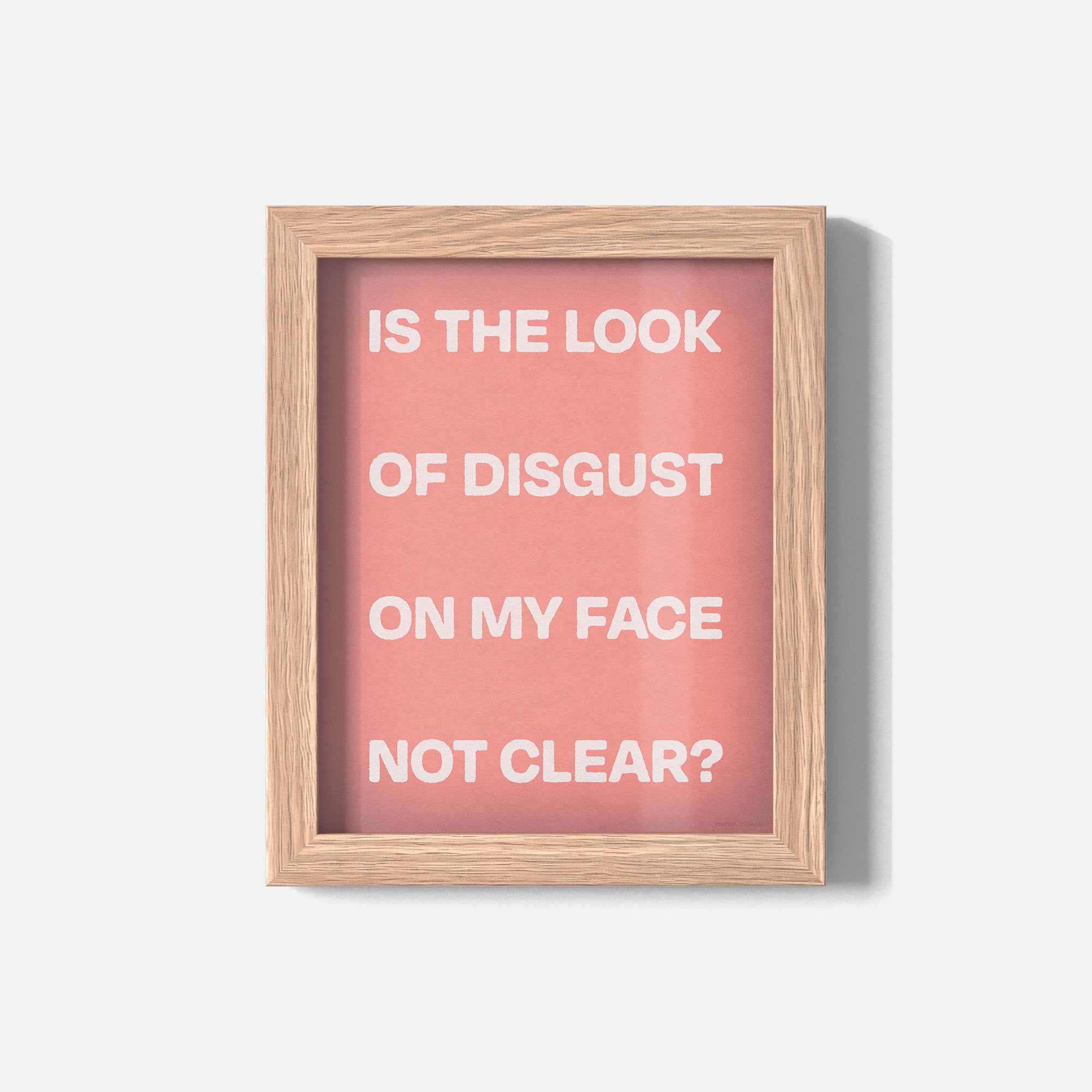 DISGUST PRINT