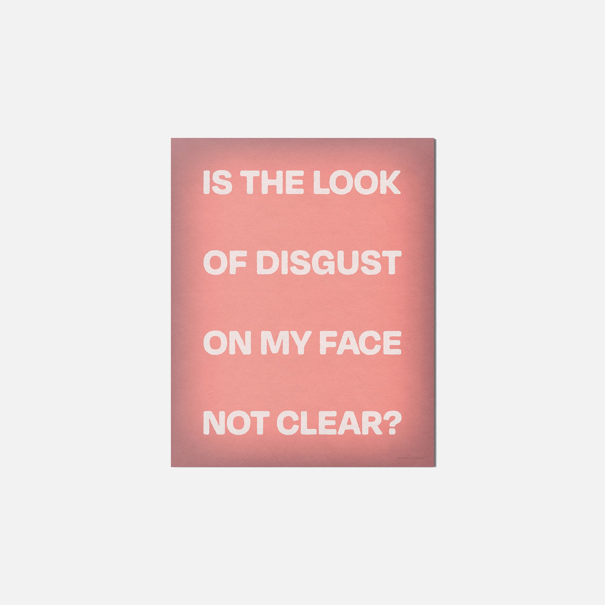 DISGUST PRINT