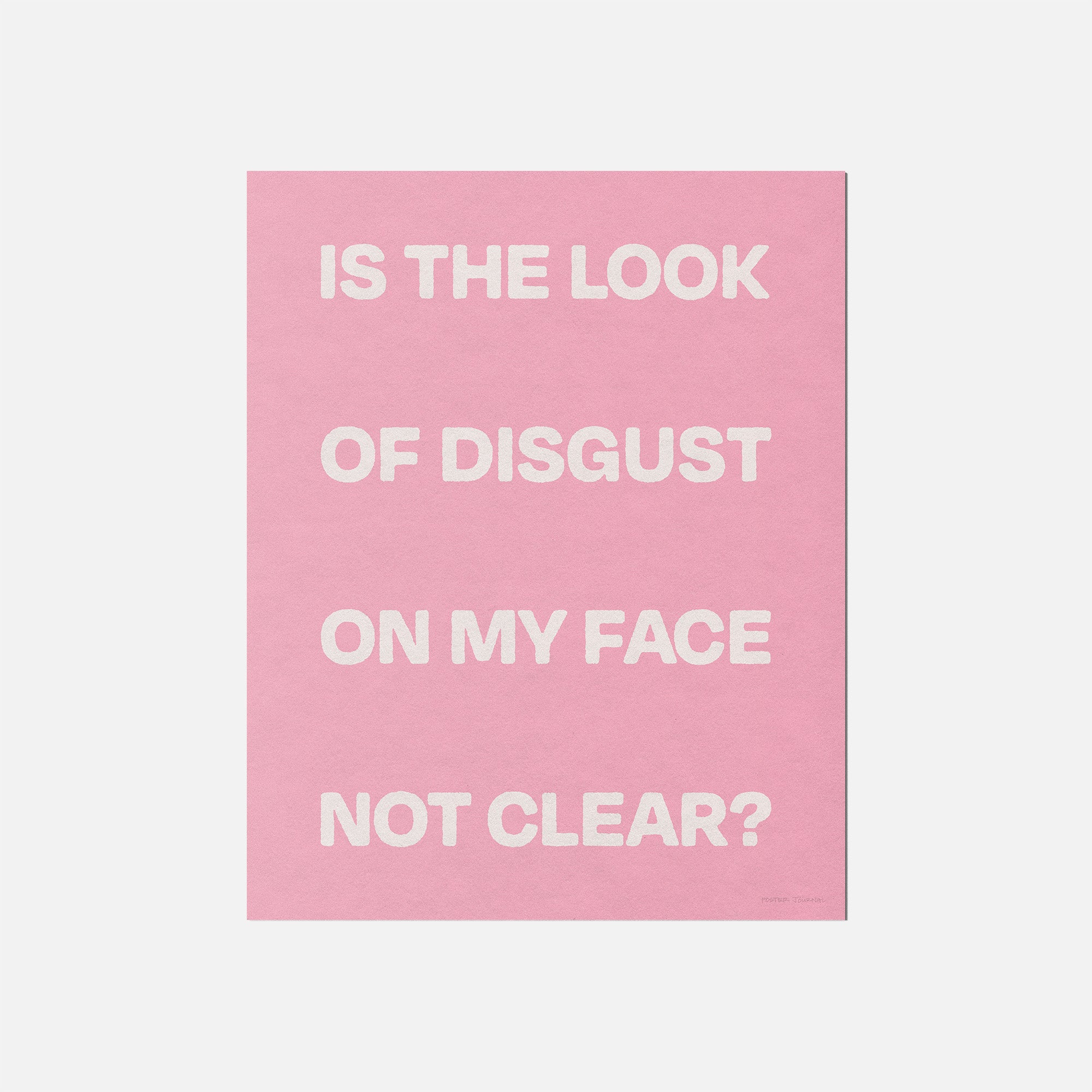 DISGUST PRINT