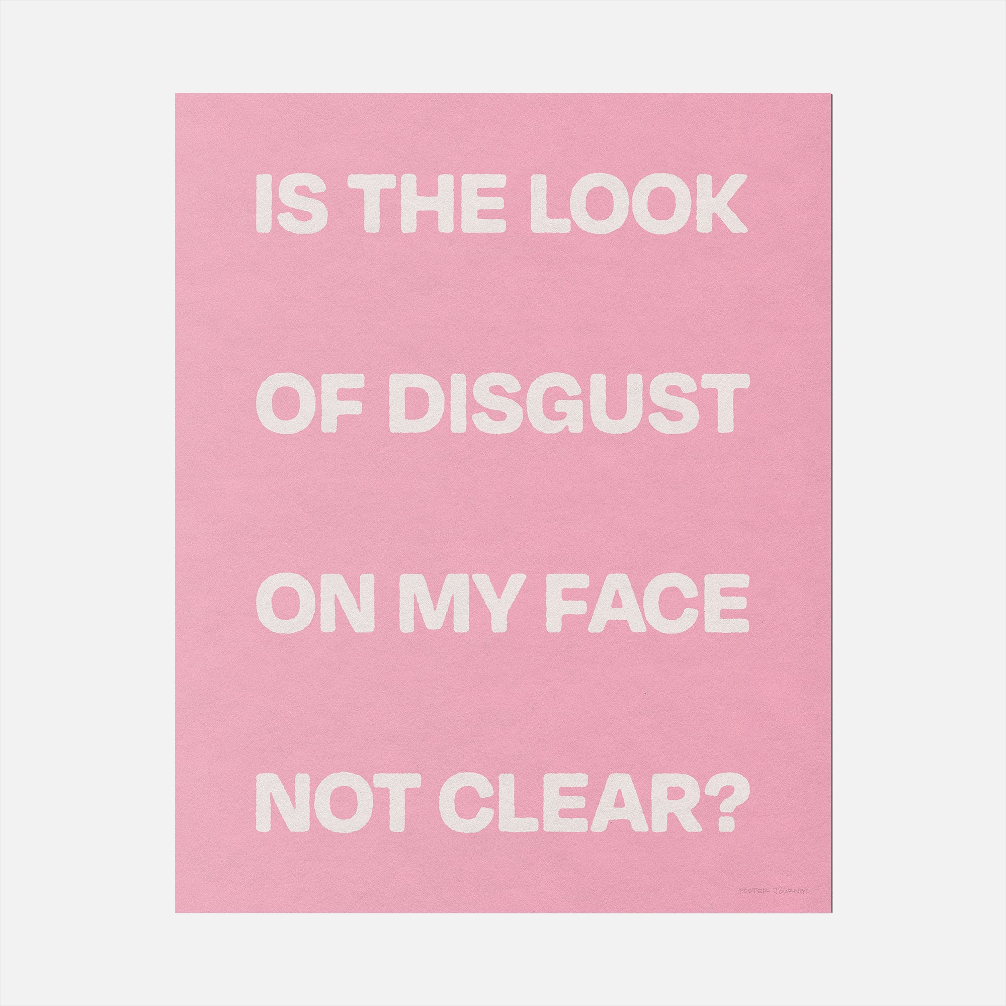 DISGUST PRINT