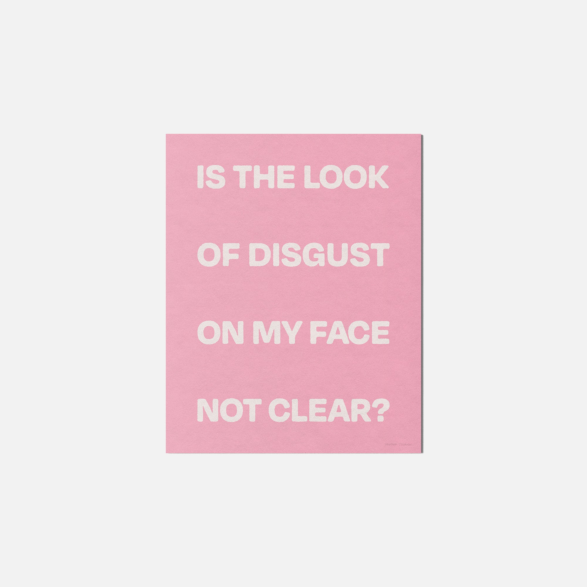 DISGUST PRINT