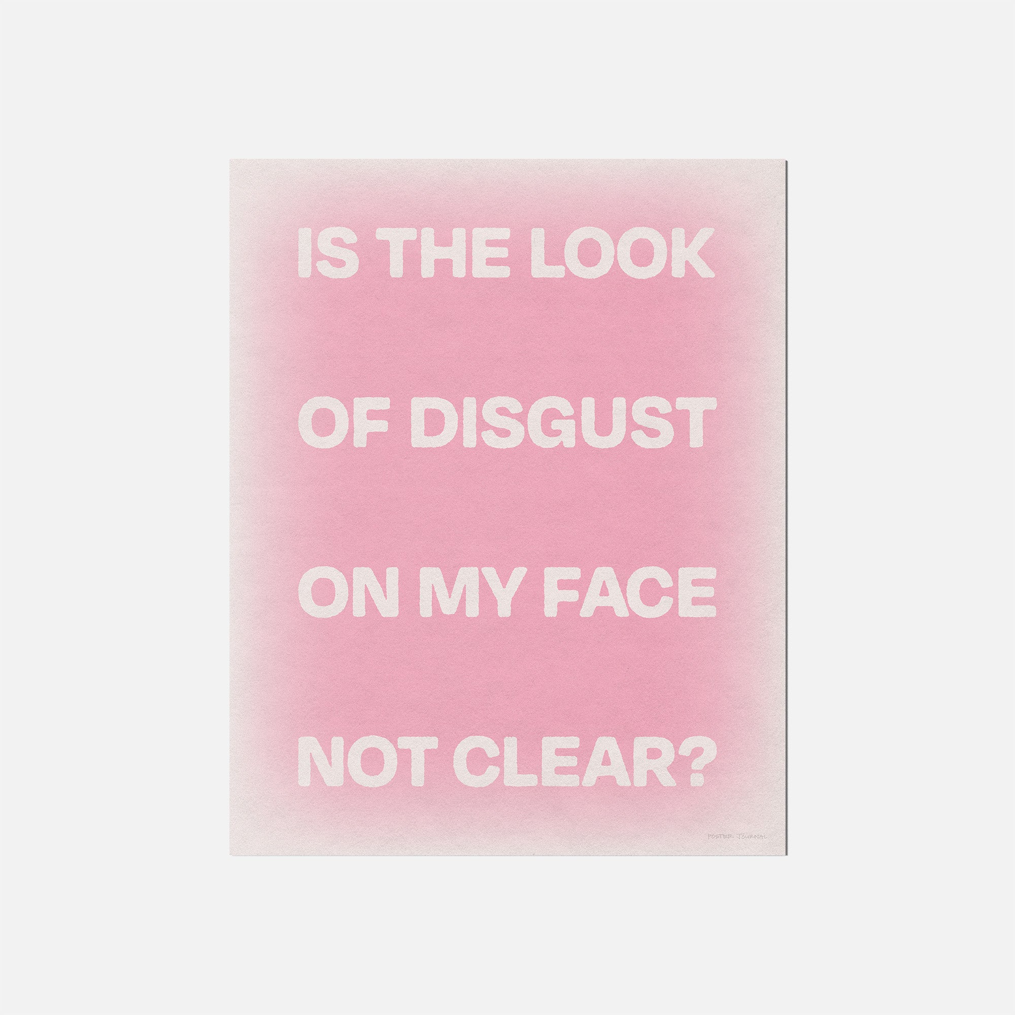 DISGUST PRINT