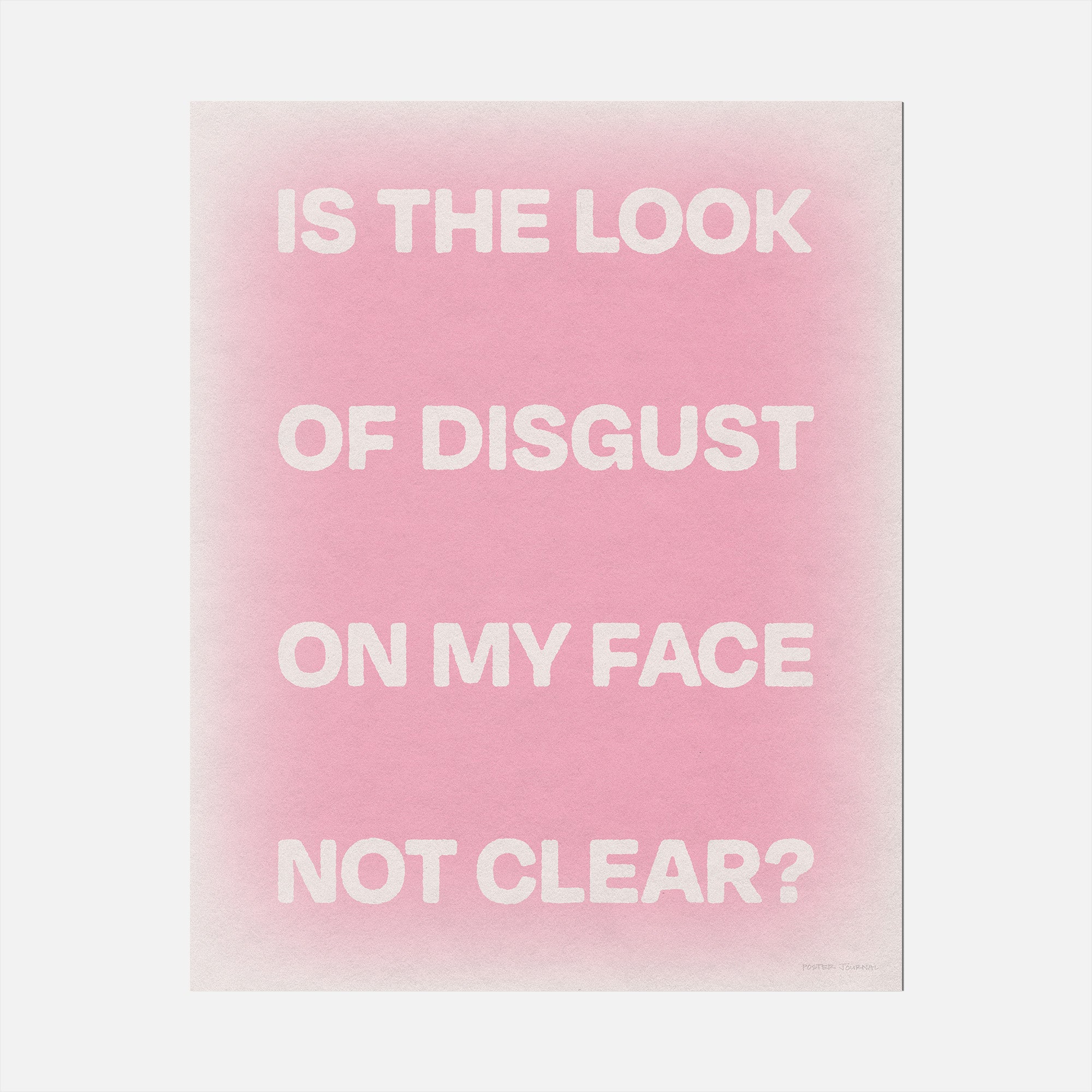 DISGUST PRINT