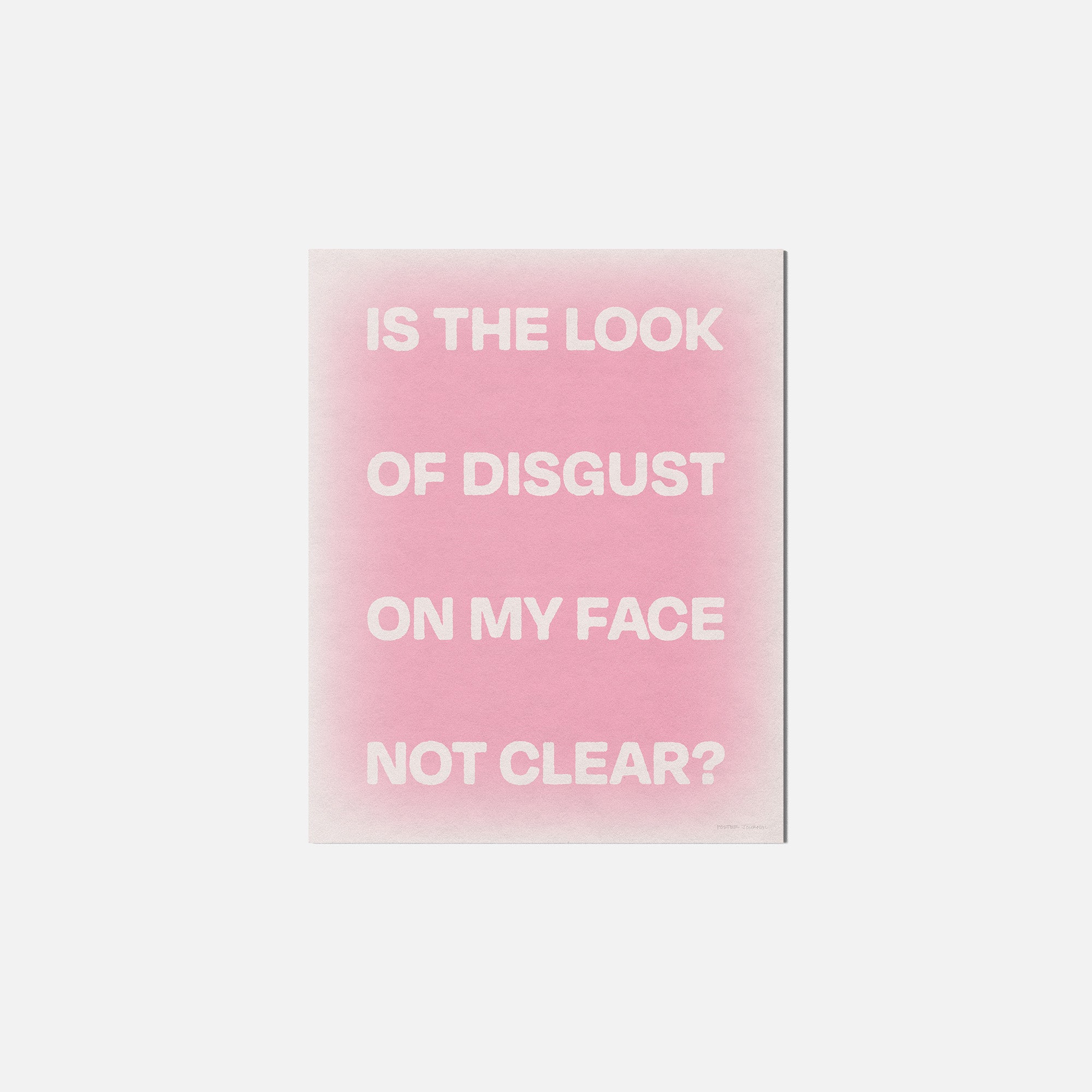 DISGUST PRINT