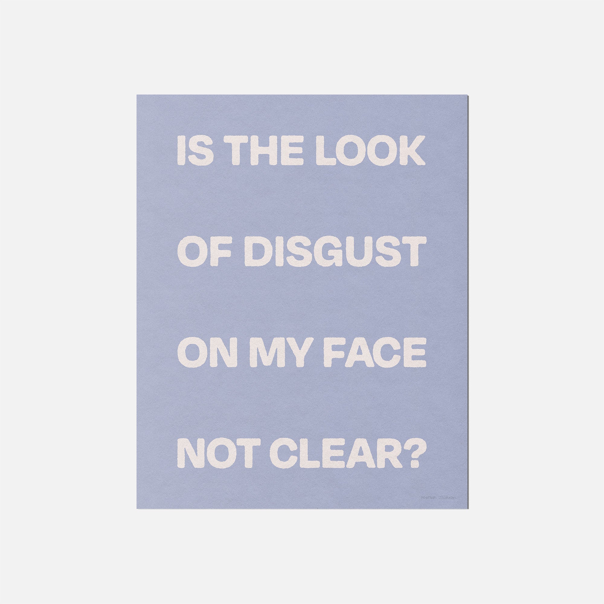 DISGUST PRINT