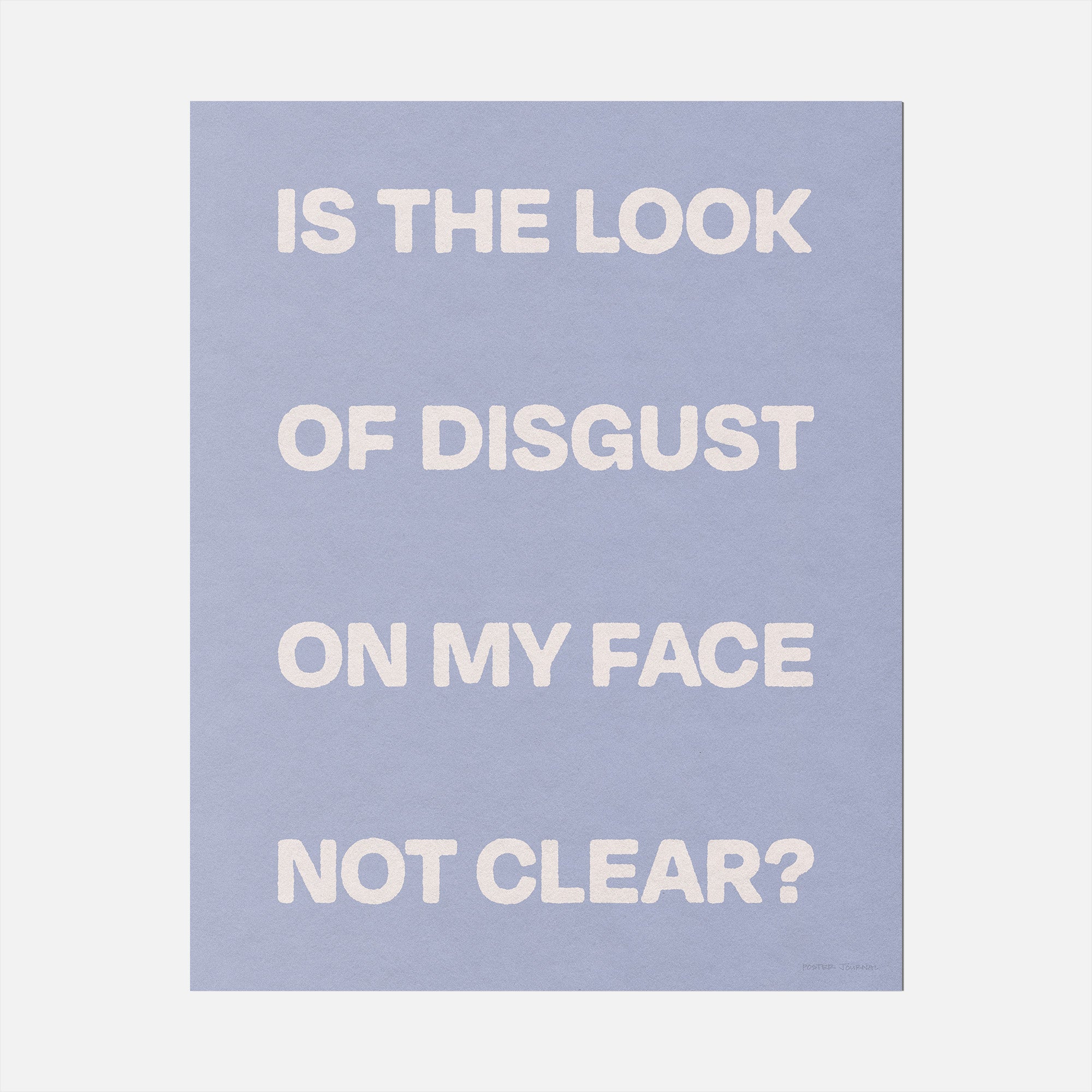 DISGUST PRINT