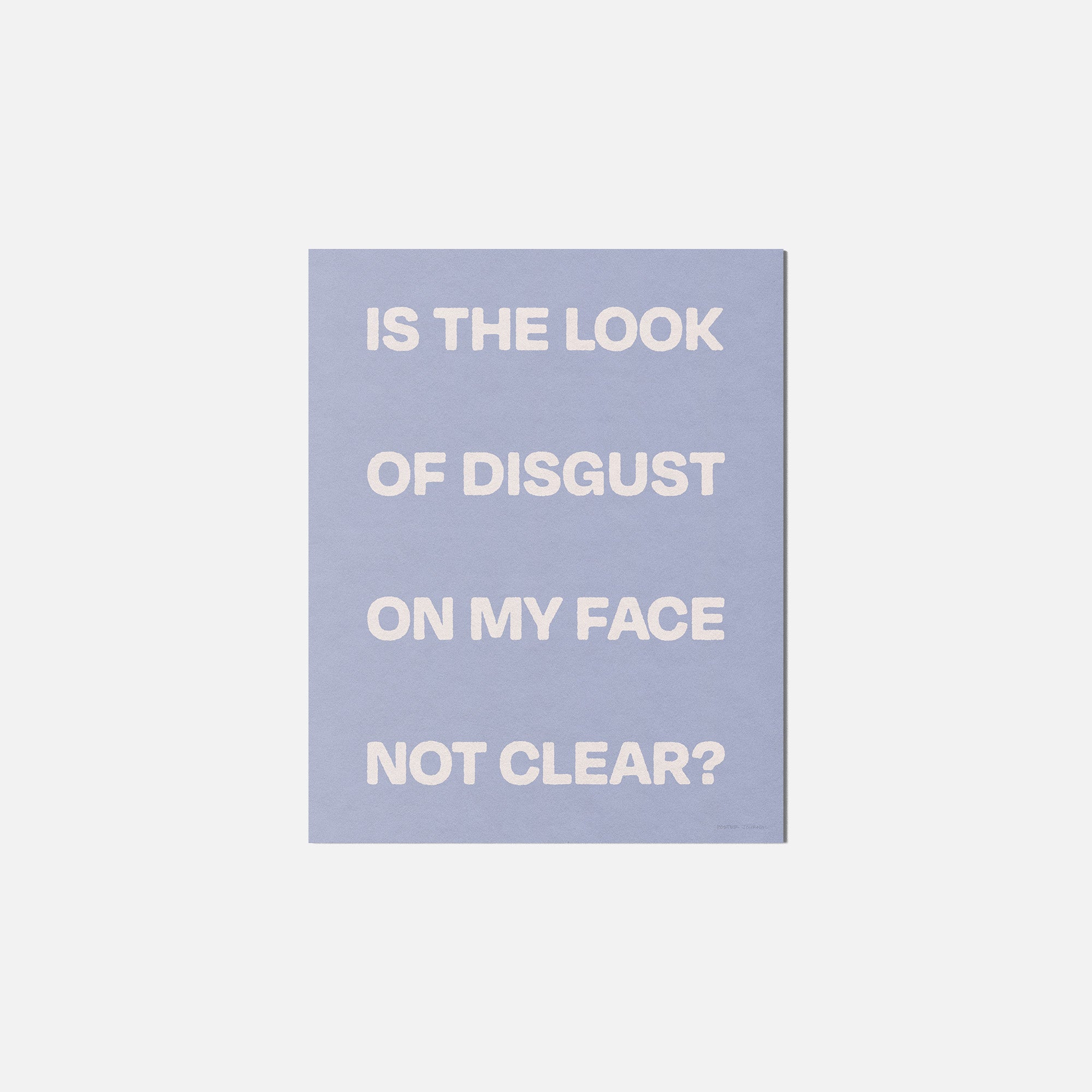 DISGUST PRINT