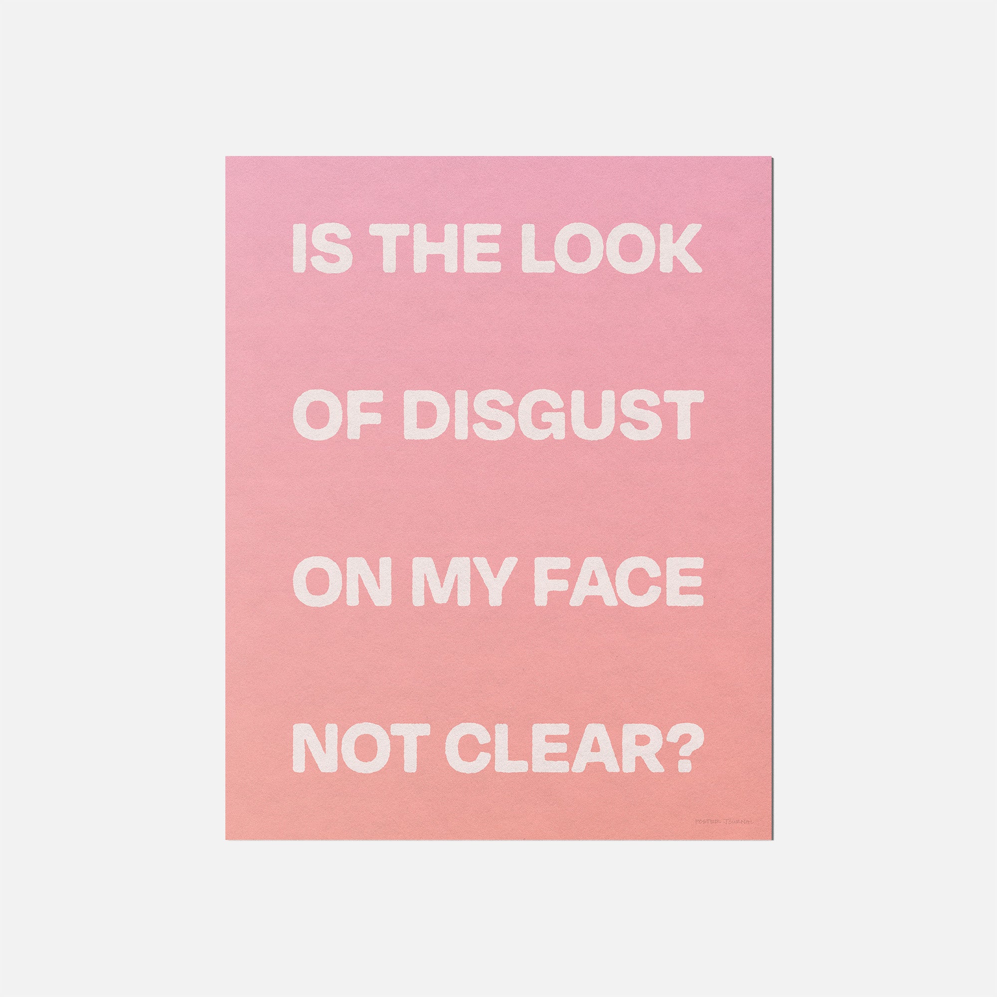 DISGUST PRINT