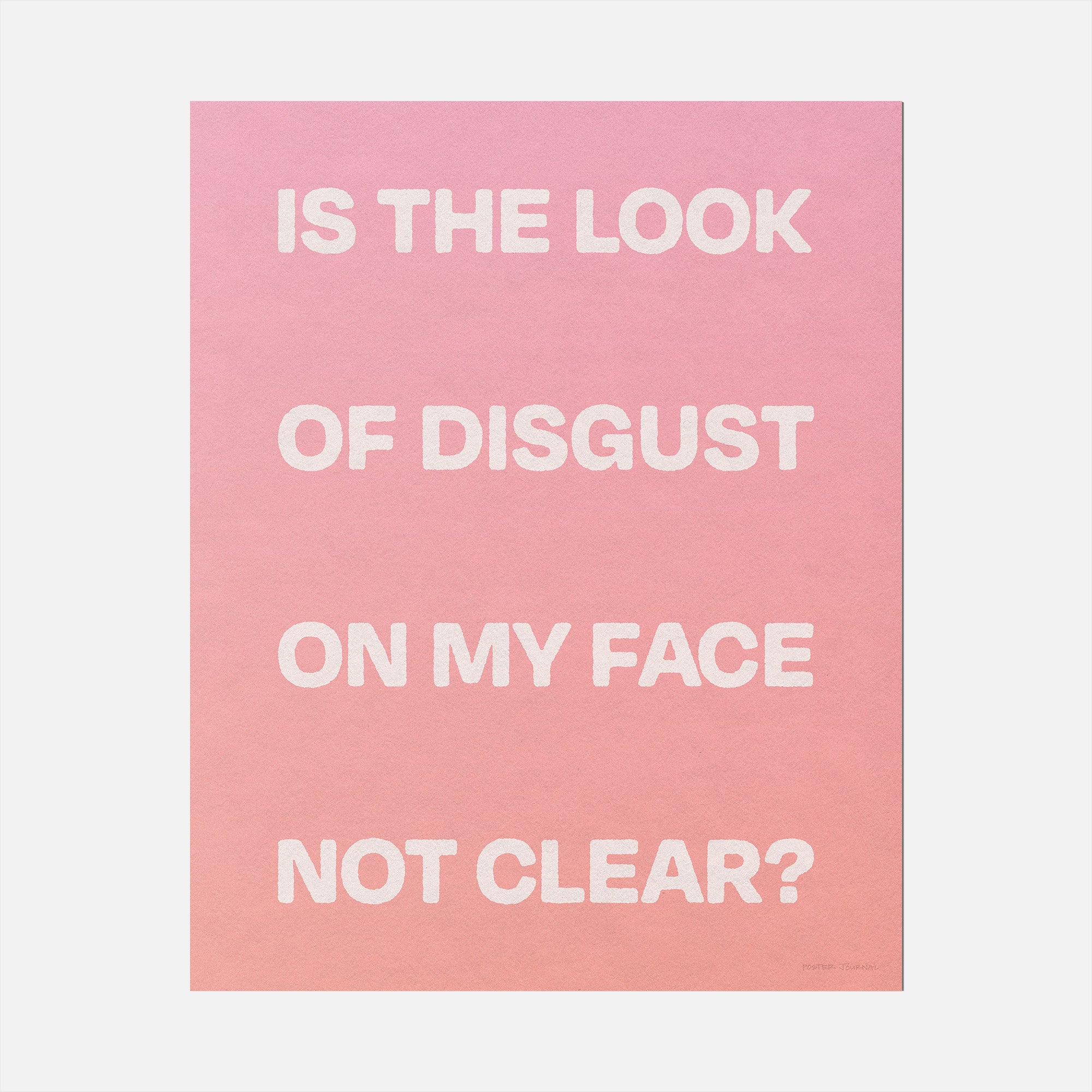 DISGUST PRINT