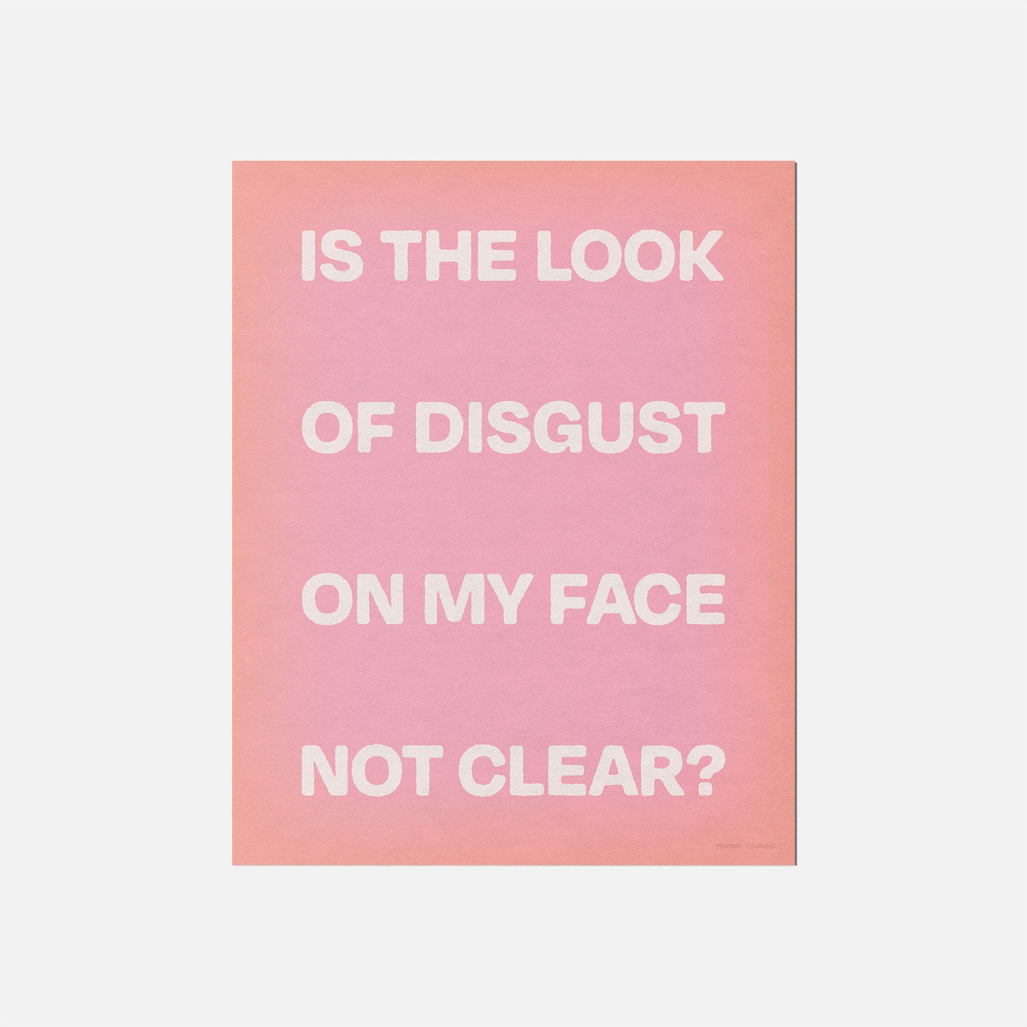 DISGUST PRINT