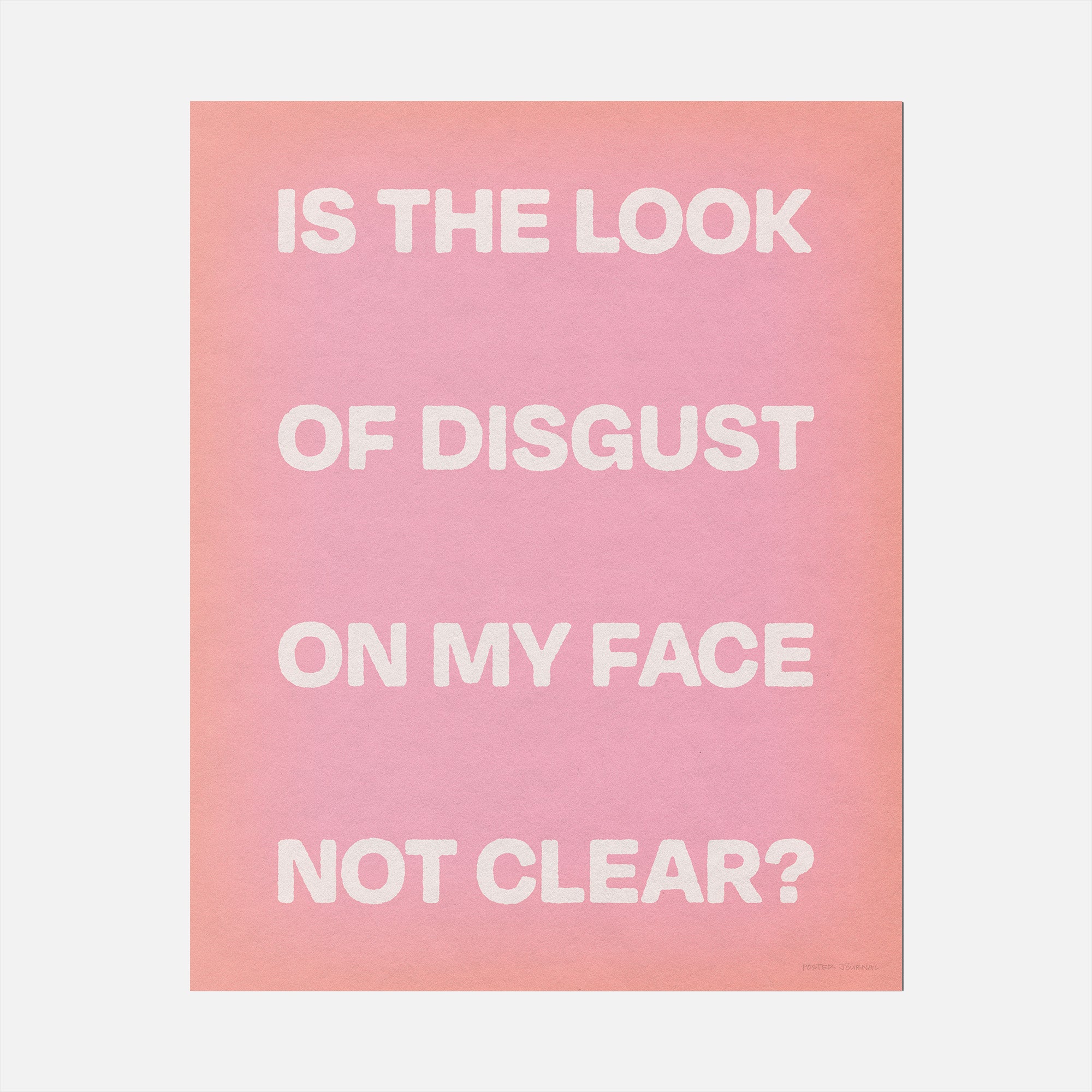 DISGUST PRINT