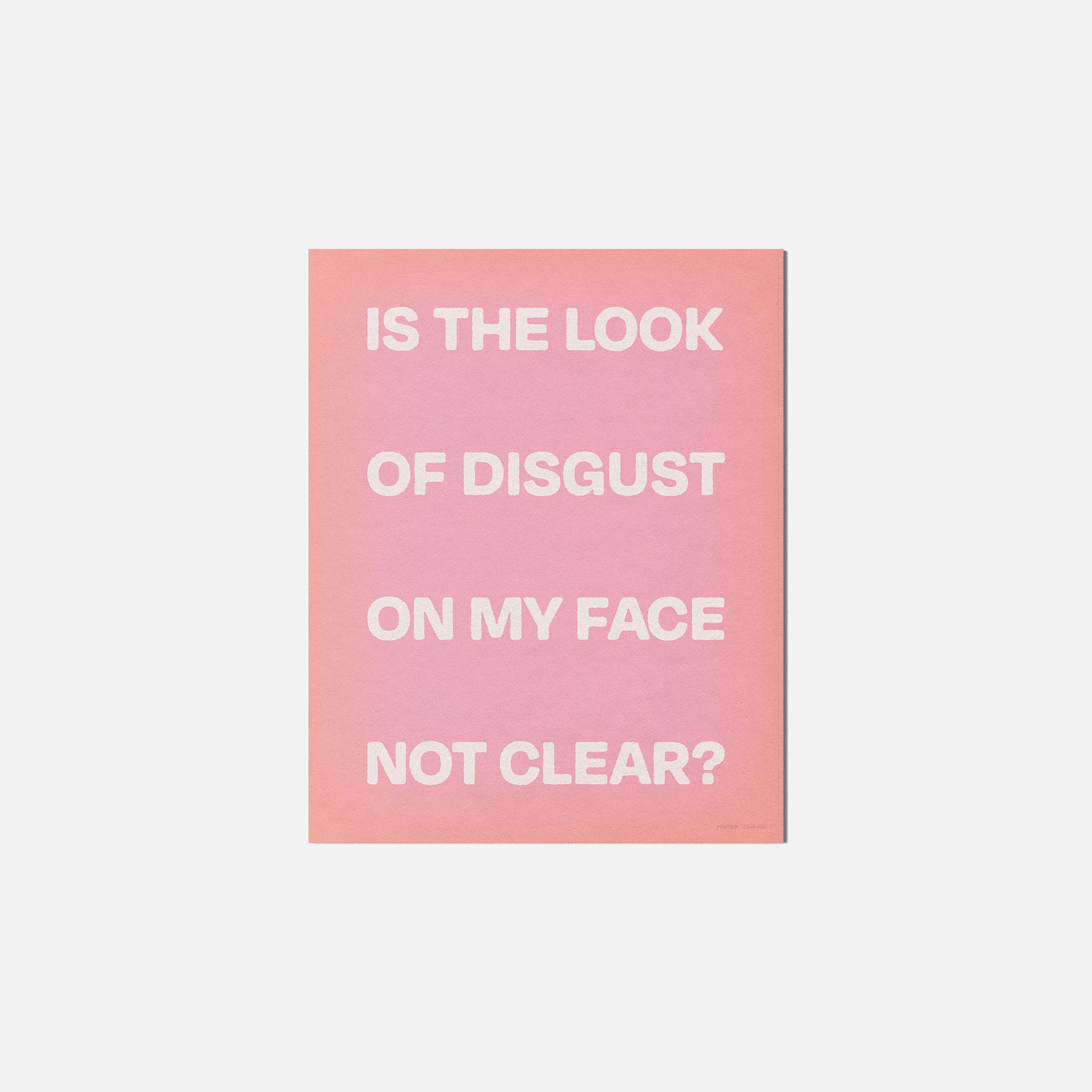 DISGUST PRINT