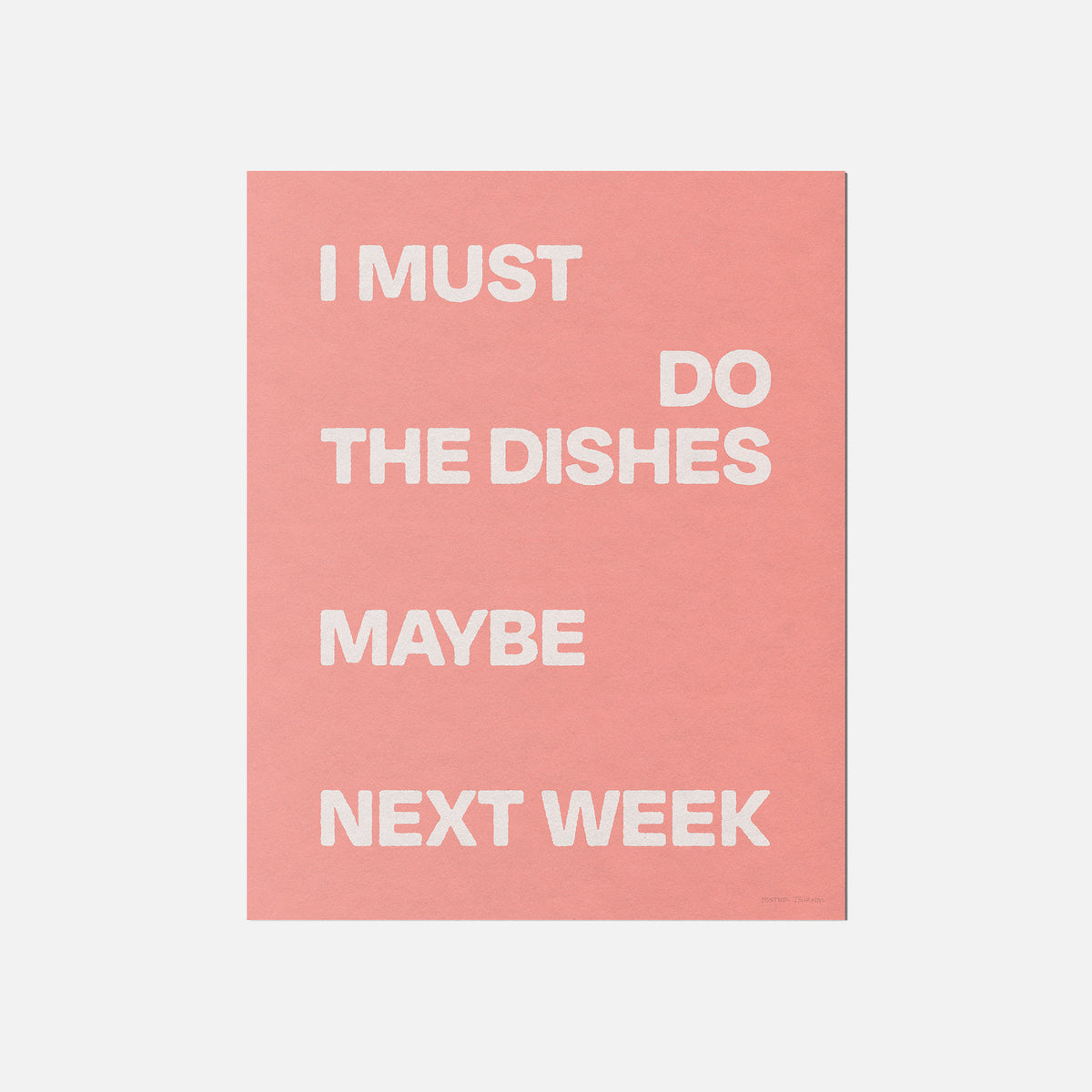 DISHES PRINT
