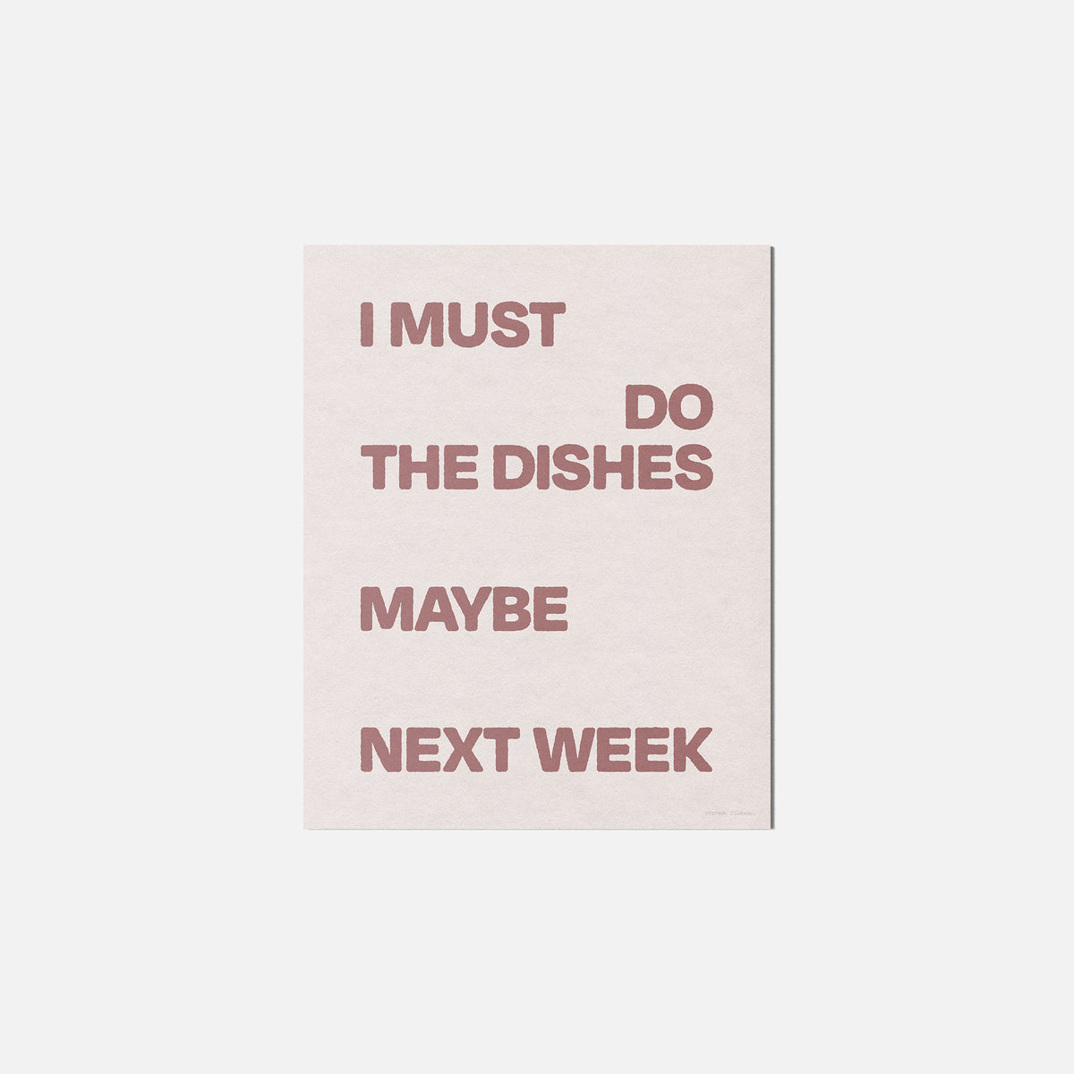 DISHES PRINT