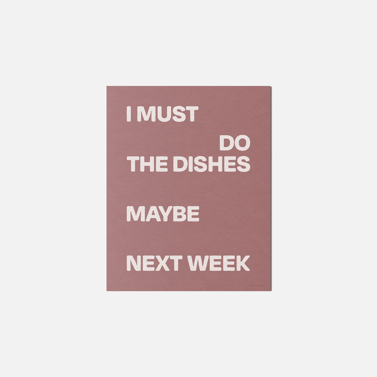 DISHES PRINT