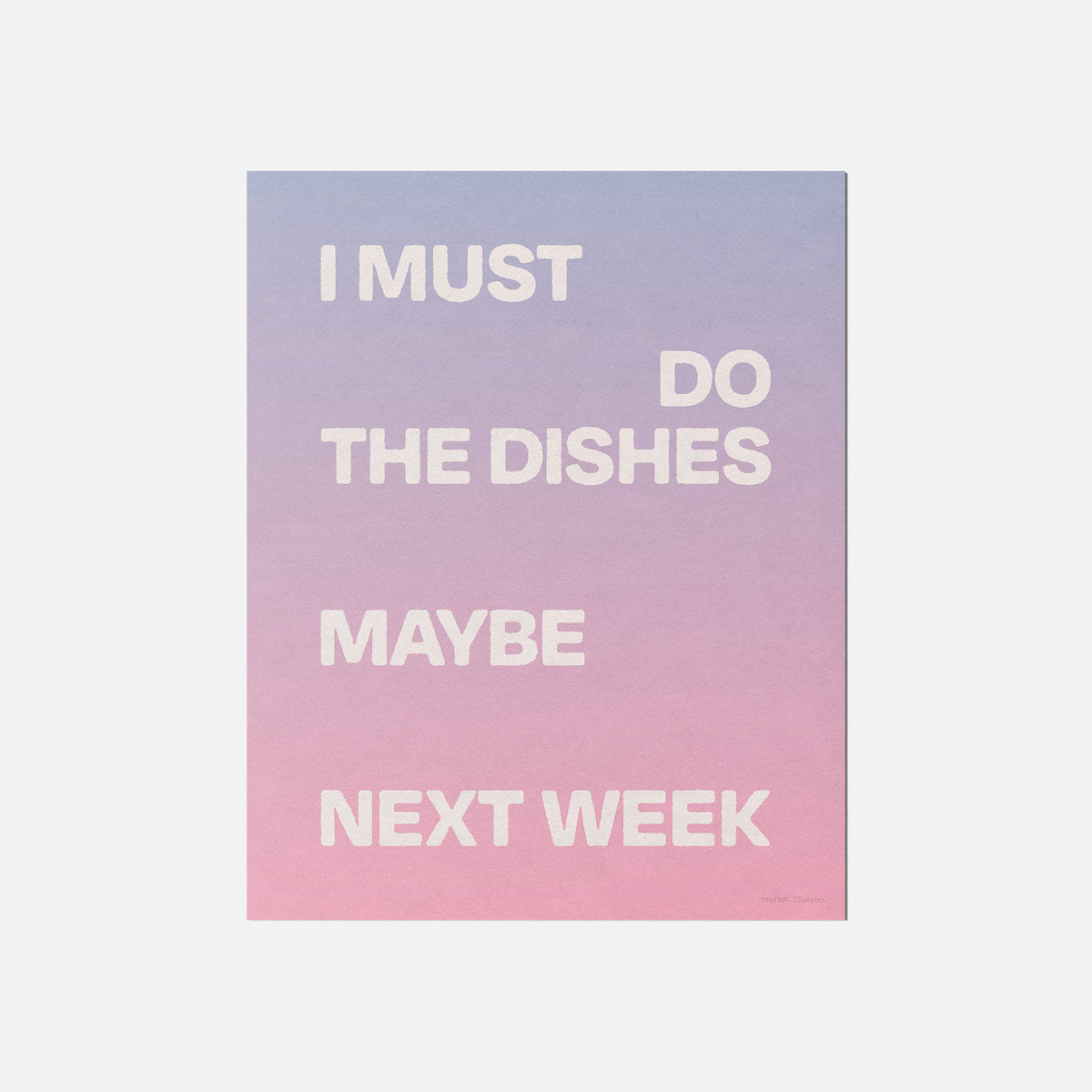 DISHES PRINT