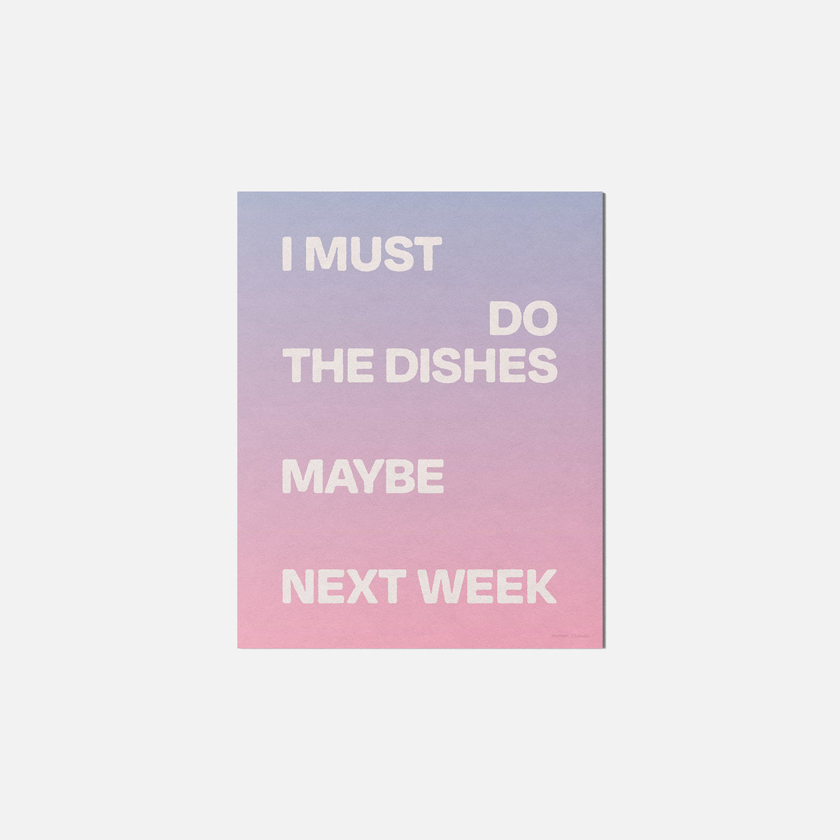 DISHES PRINT