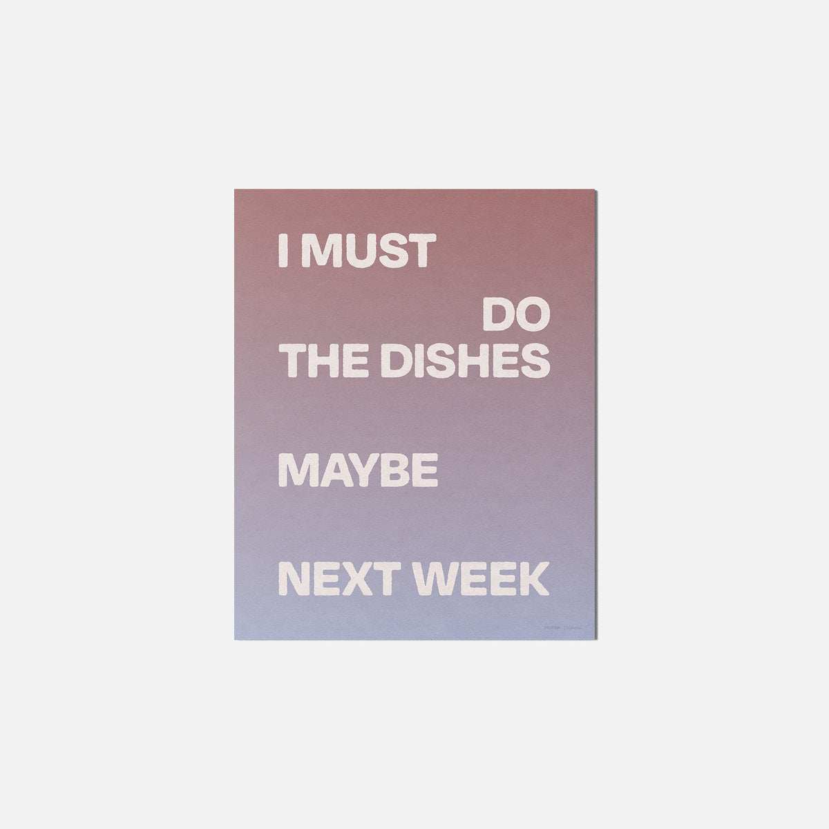DISHES PRINT