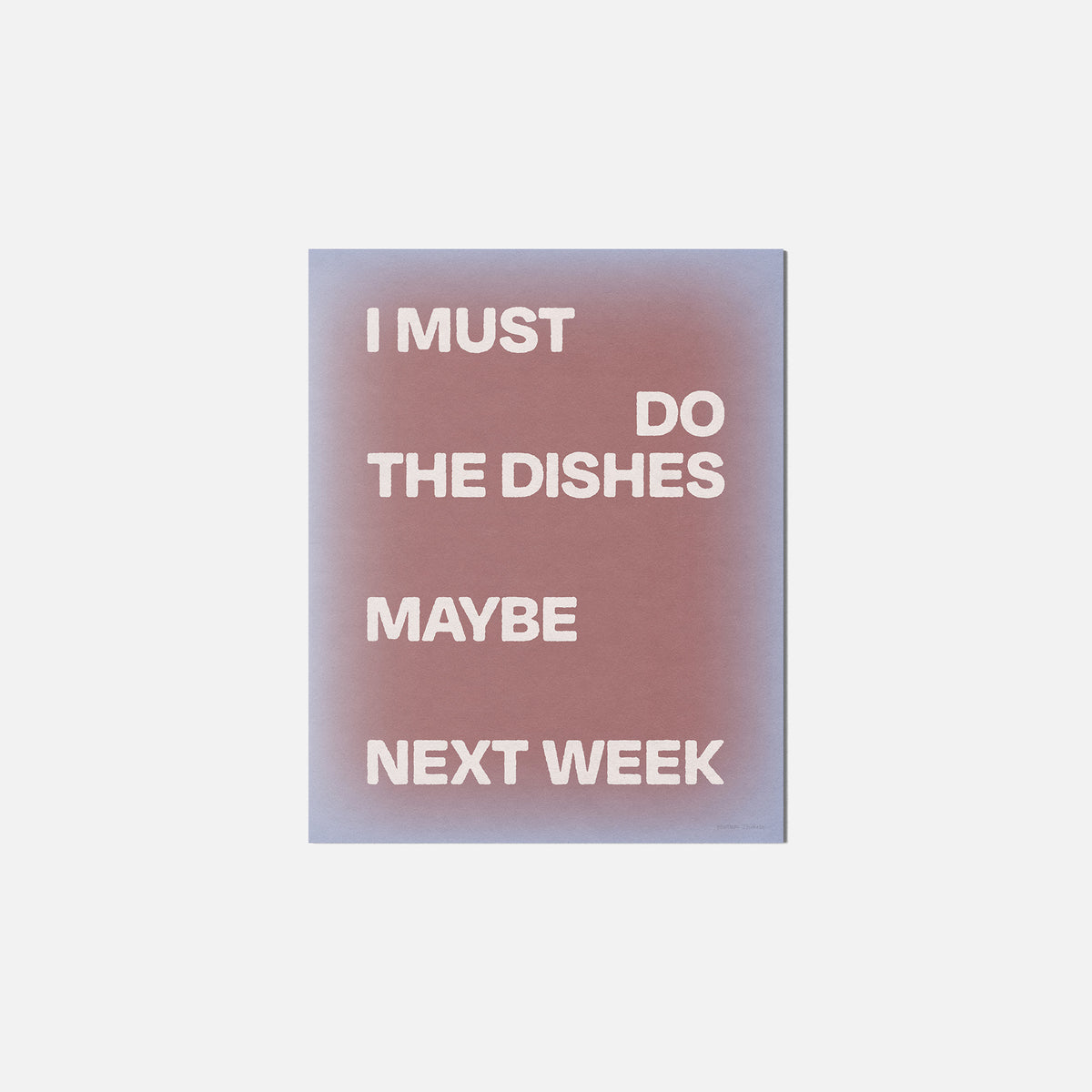 DISHES PRINT