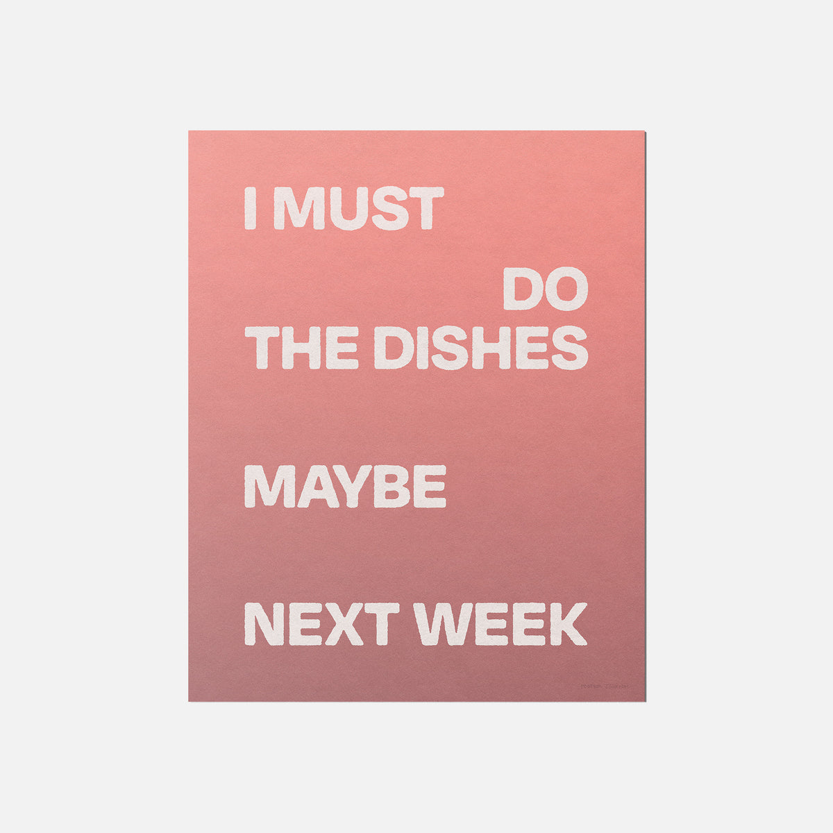 DISHES PRINT