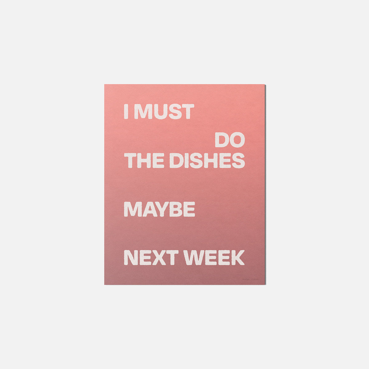 DISHES PRINT