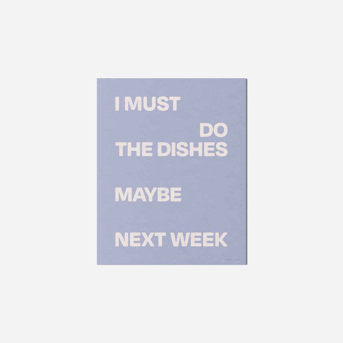 DISHES PRINT