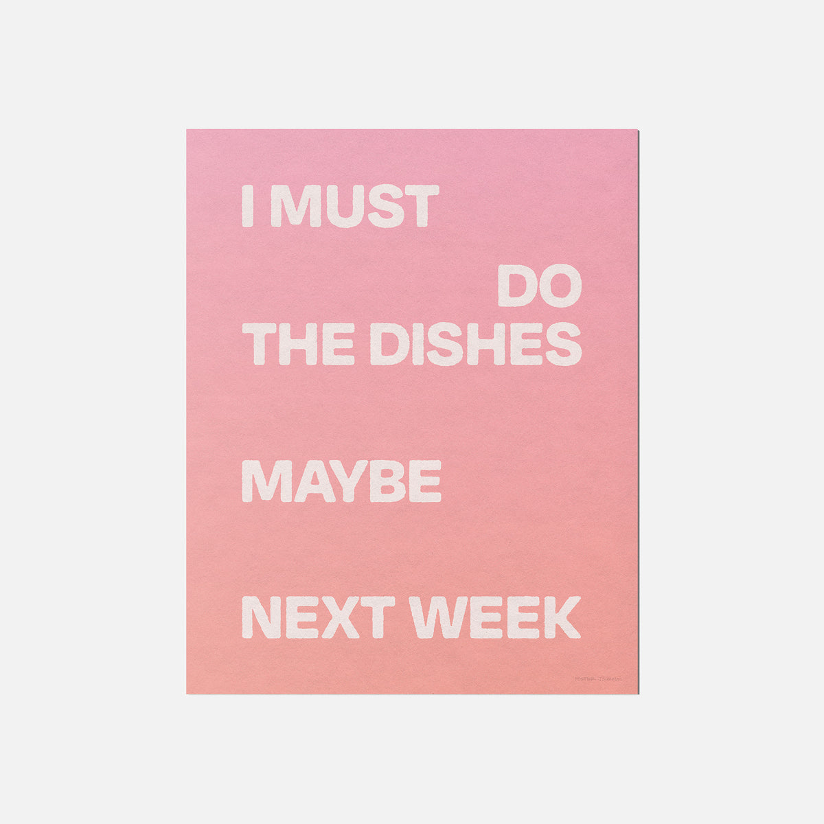 DISHES PRINT