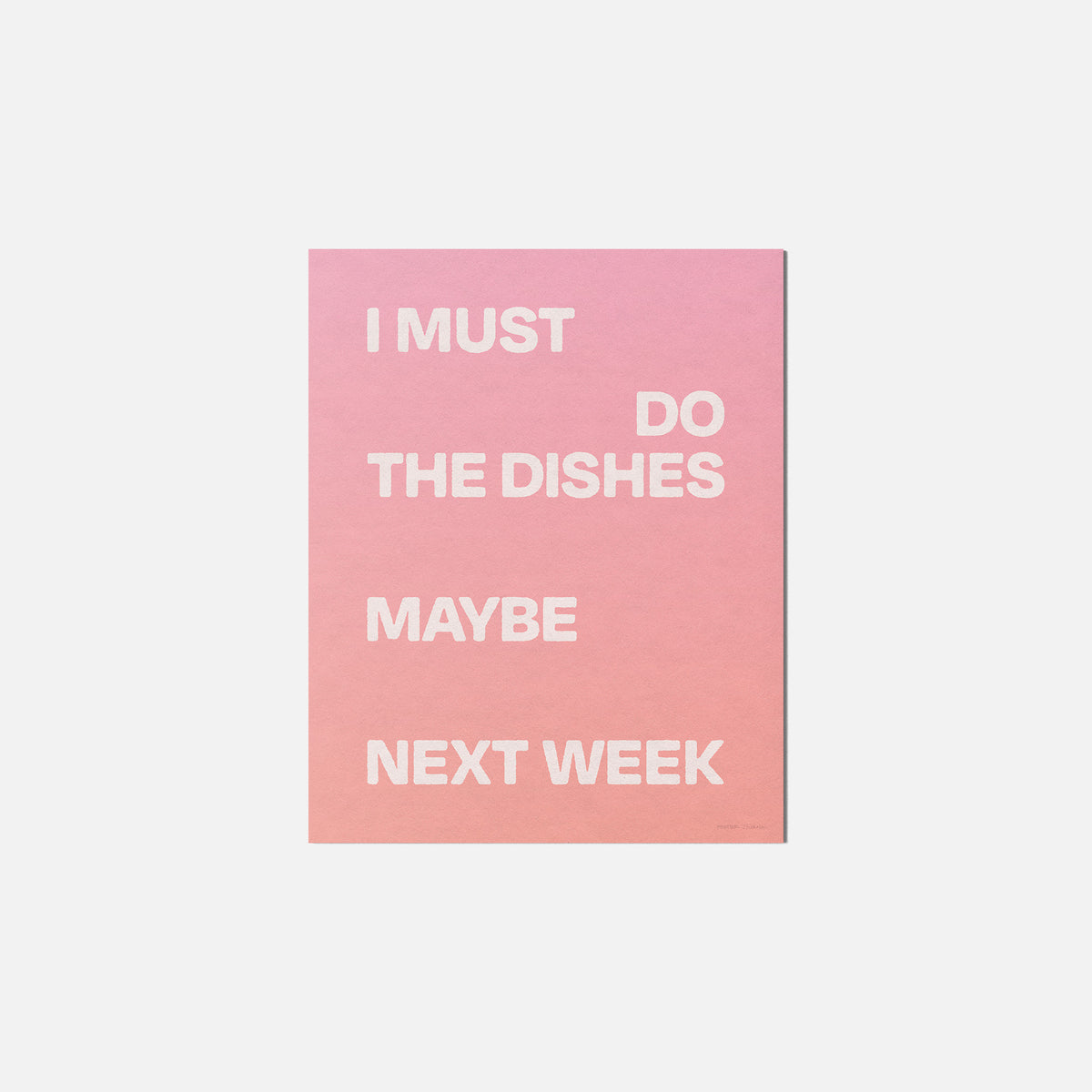 DISHES PRINT