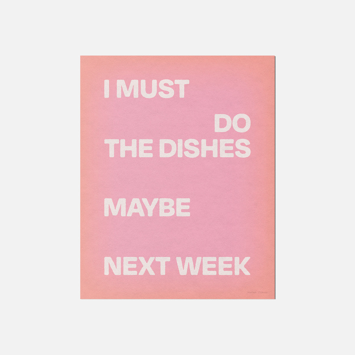 DISHES PRINT