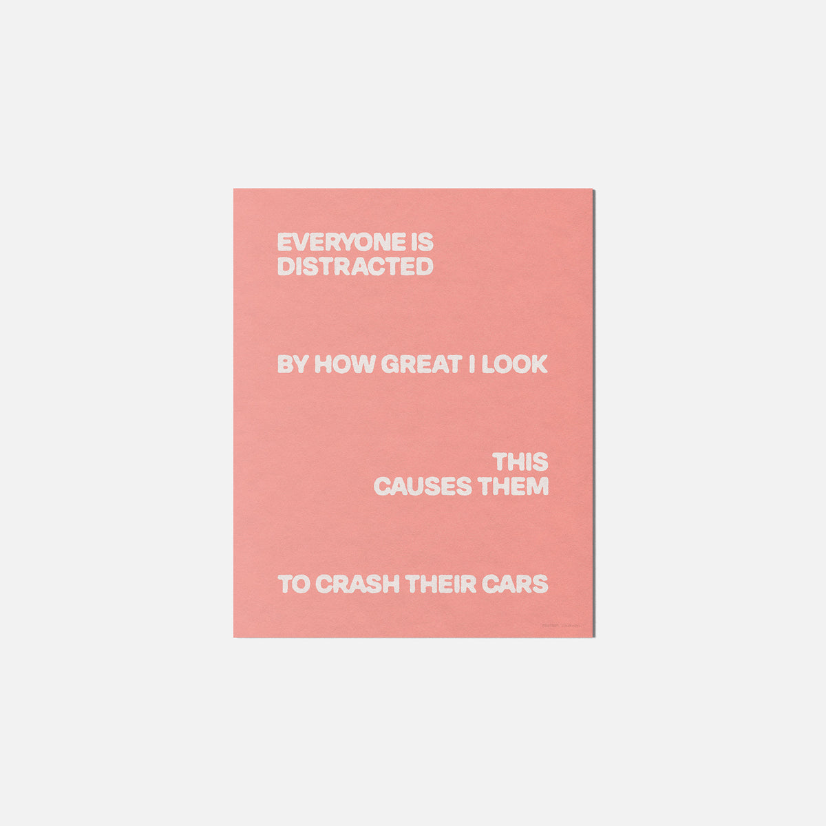 DISTRACTED PRINT