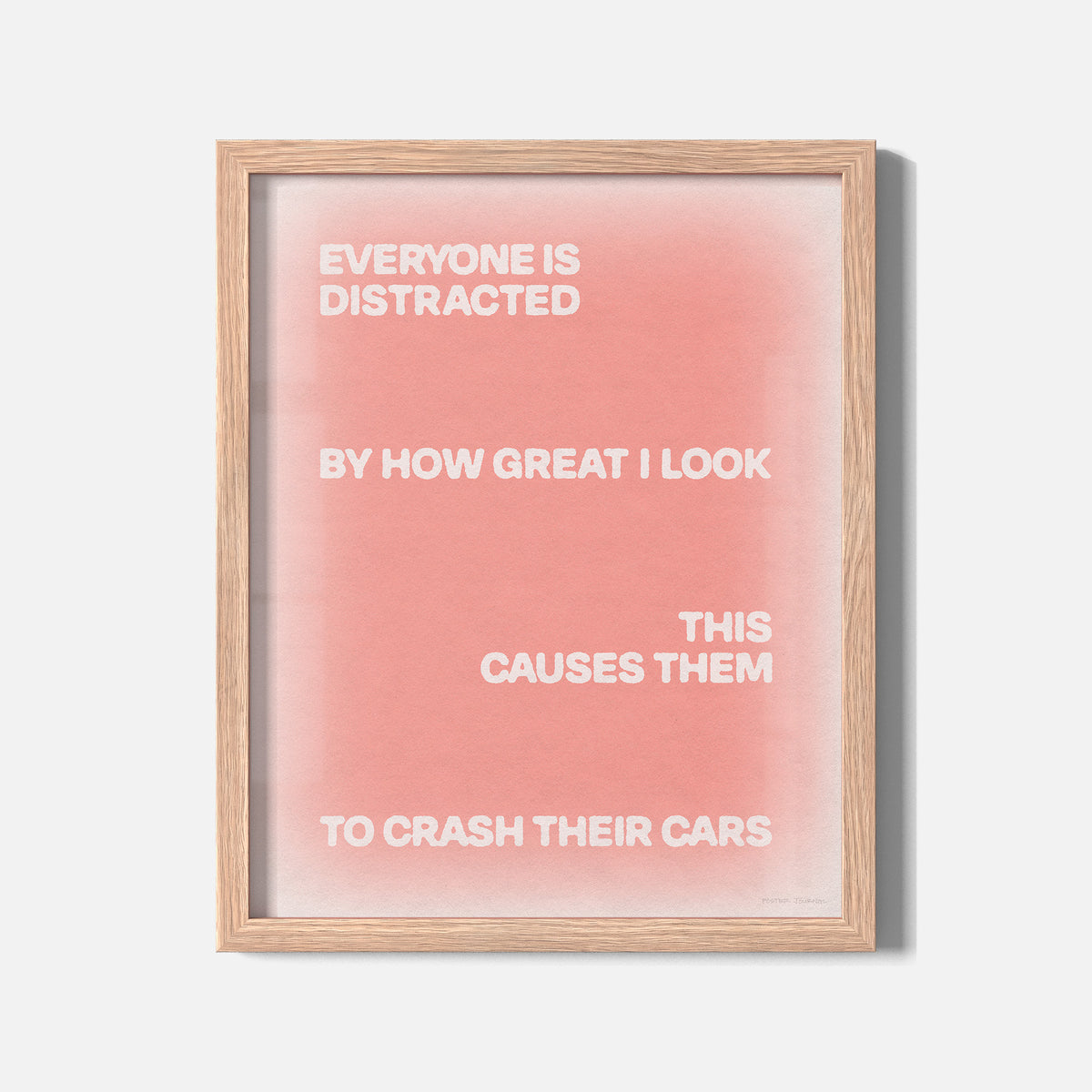 DISTRACTED PRINT