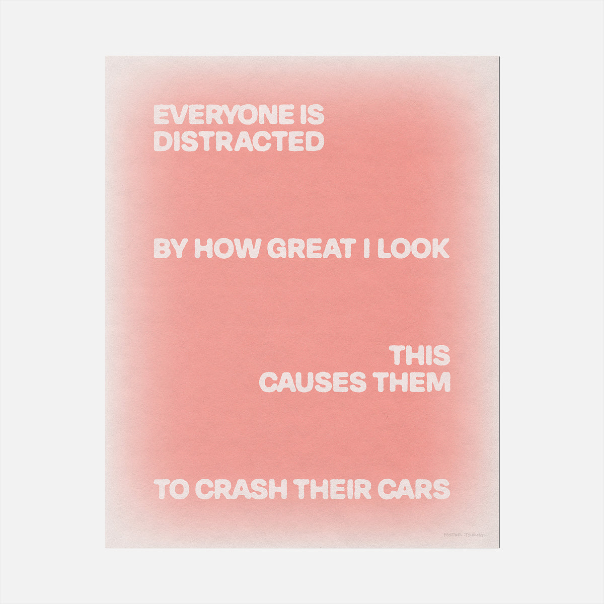 DISTRACTED PRINT