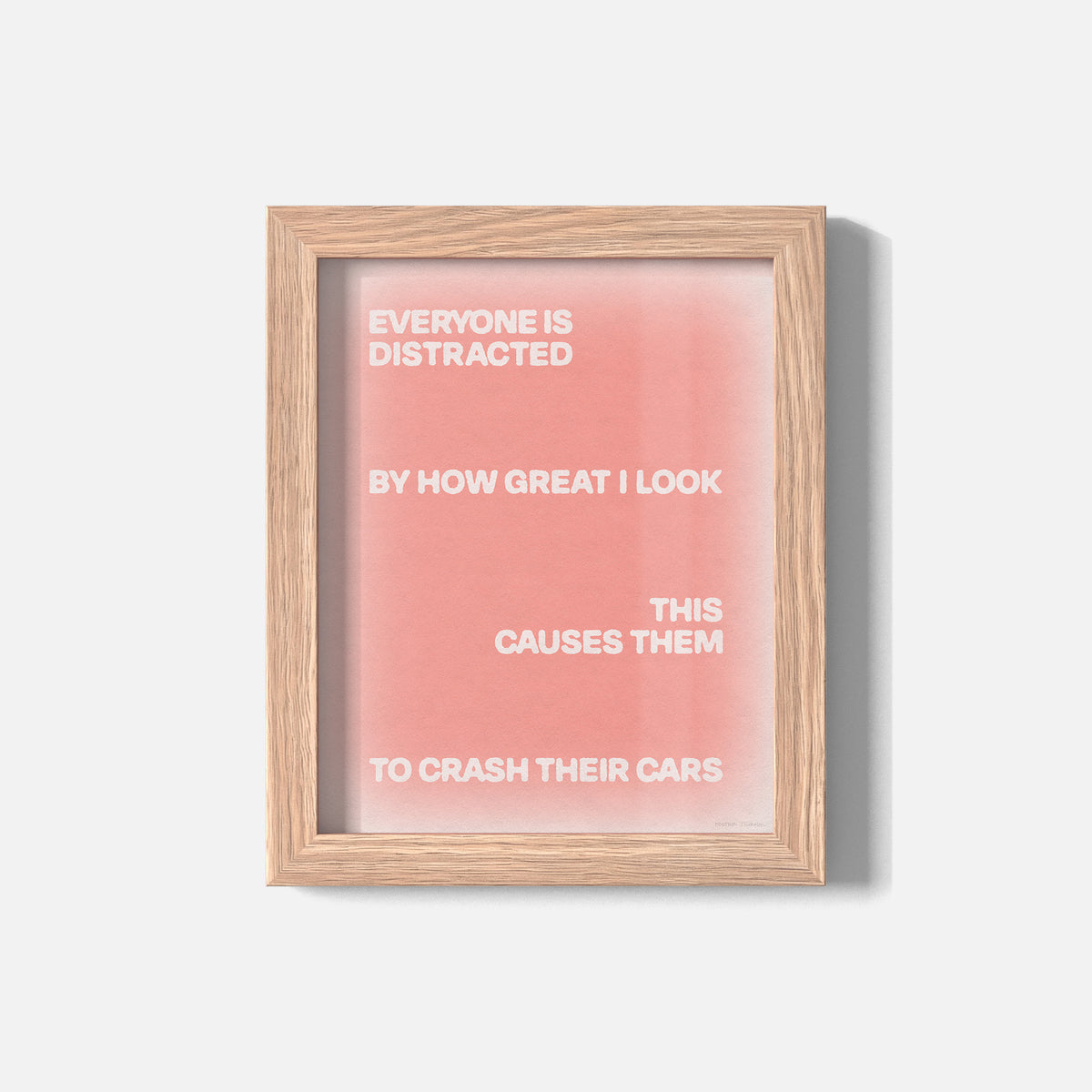 DISTRACTED PRINT
