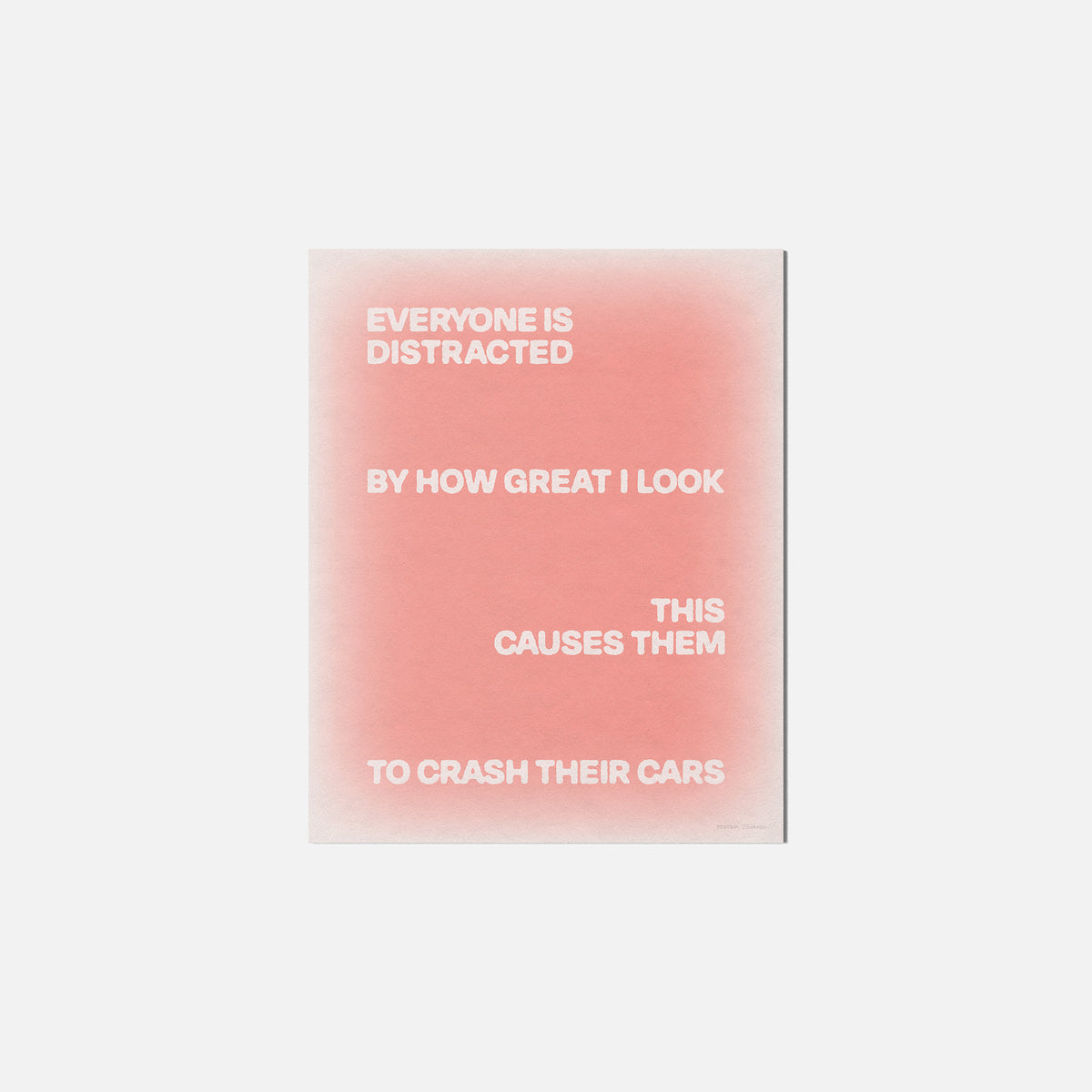 DISTRACTED PRINT
