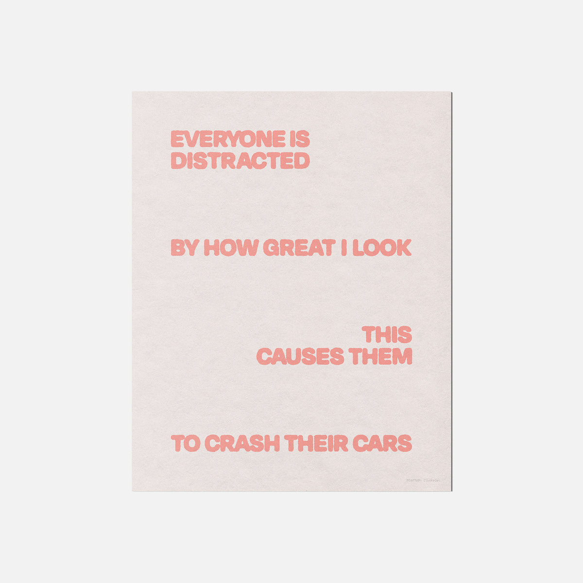 DISTRACTED PRINT