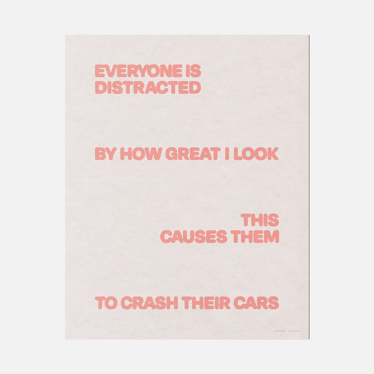 DISTRACTED PRINT
