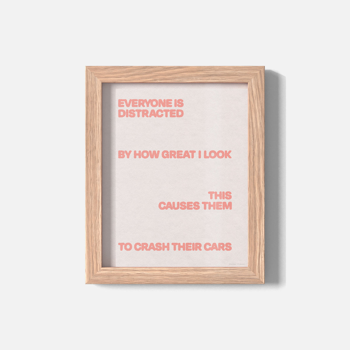 DISTRACTED PRINT