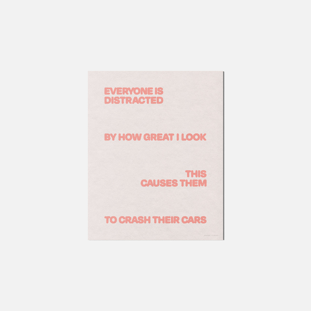 DISTRACTED PRINT