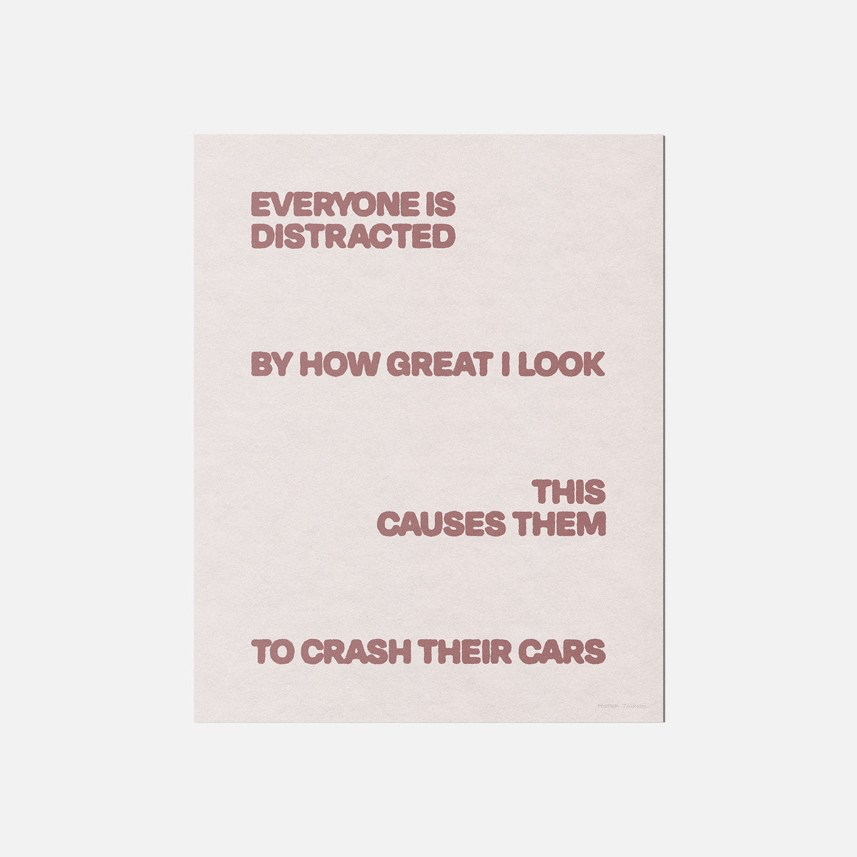 DISTRACTED PRINT