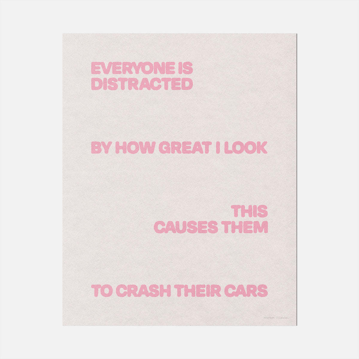 DISTRACTED PRINT