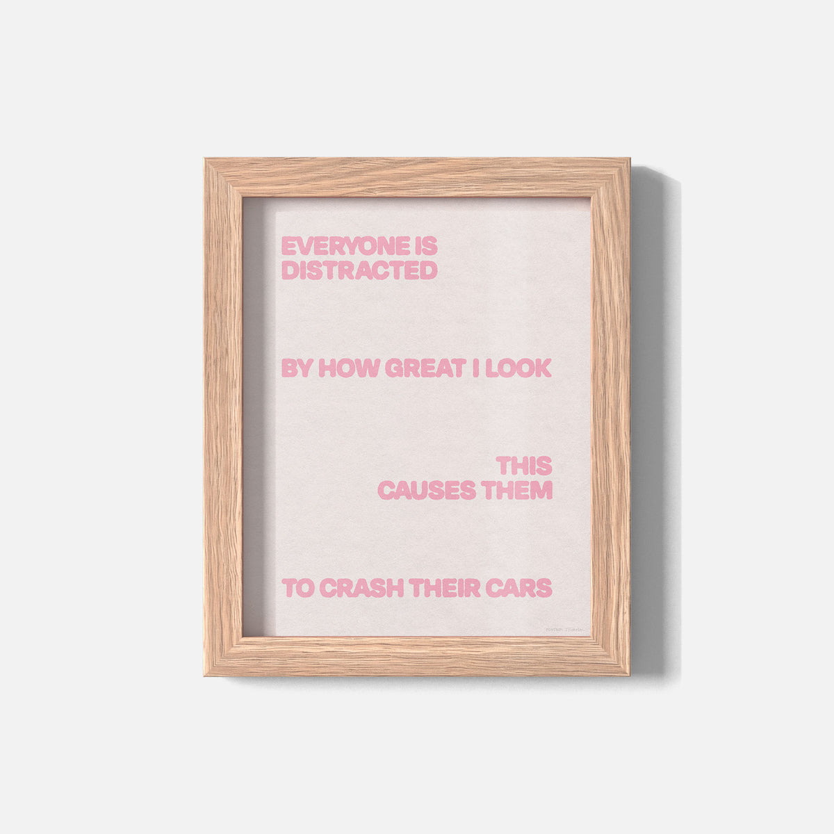 DISTRACTED PRINT