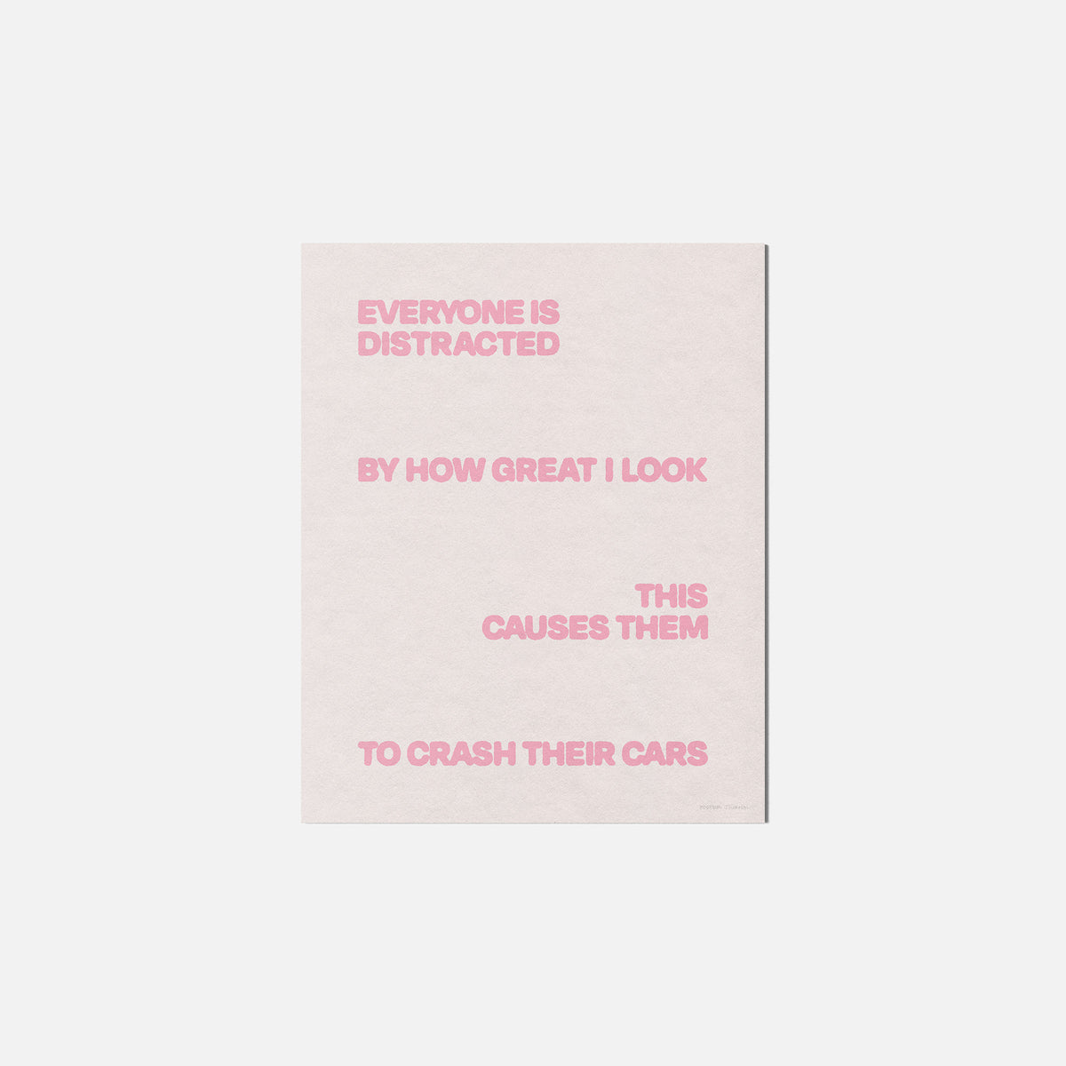 DISTRACTED PRINT