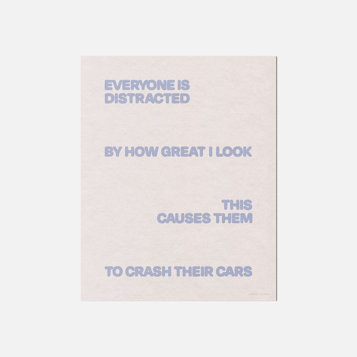 DISTRACTED PRINT