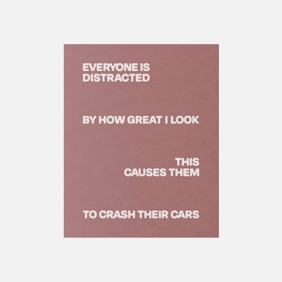 DISTRACTED PRINT