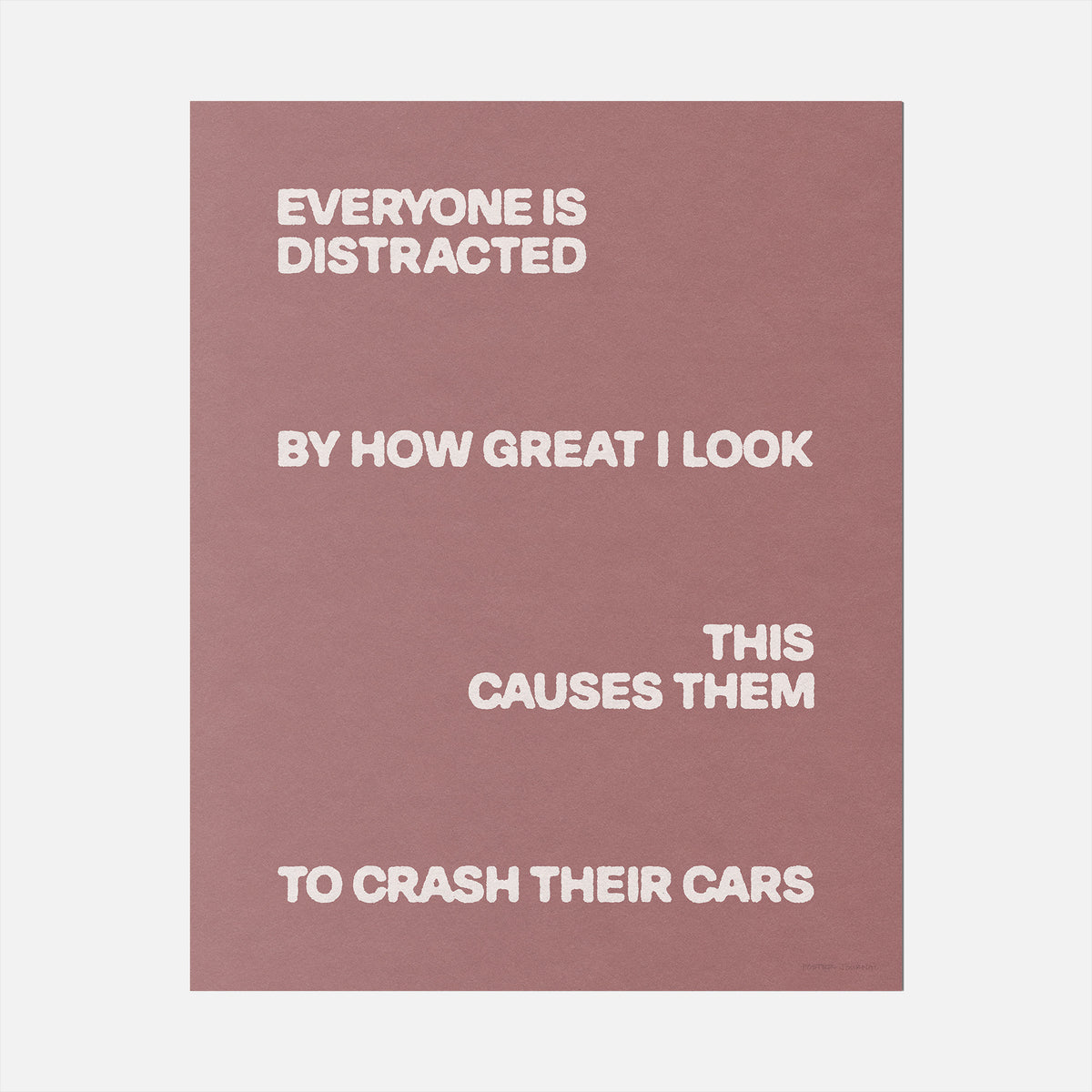 DISTRACTED PRINT