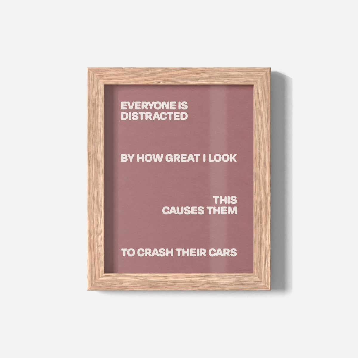 DISTRACTED PRINT