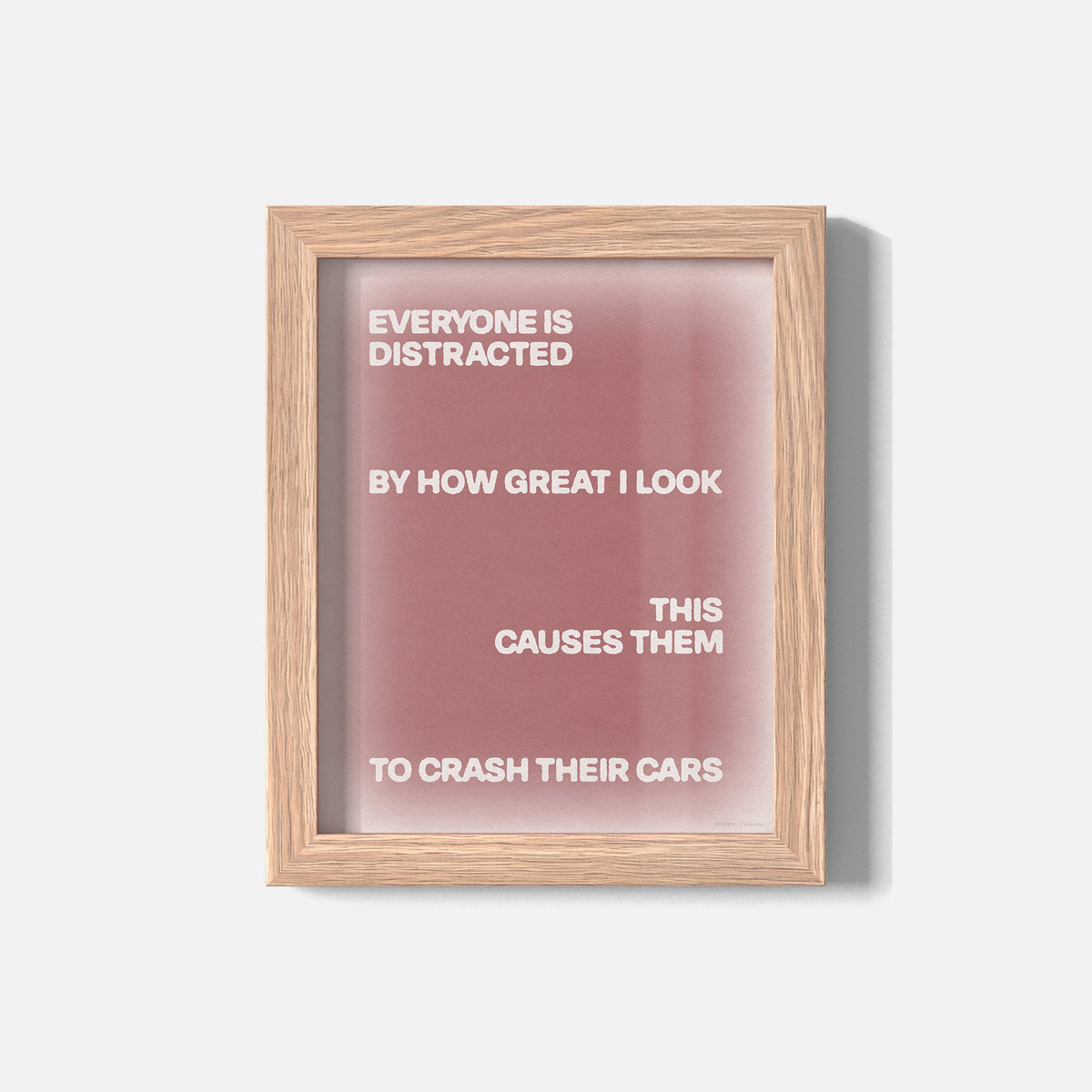 DISTRACTED PRINT