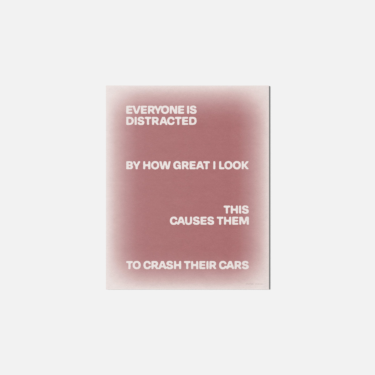 DISTRACTED PRINT