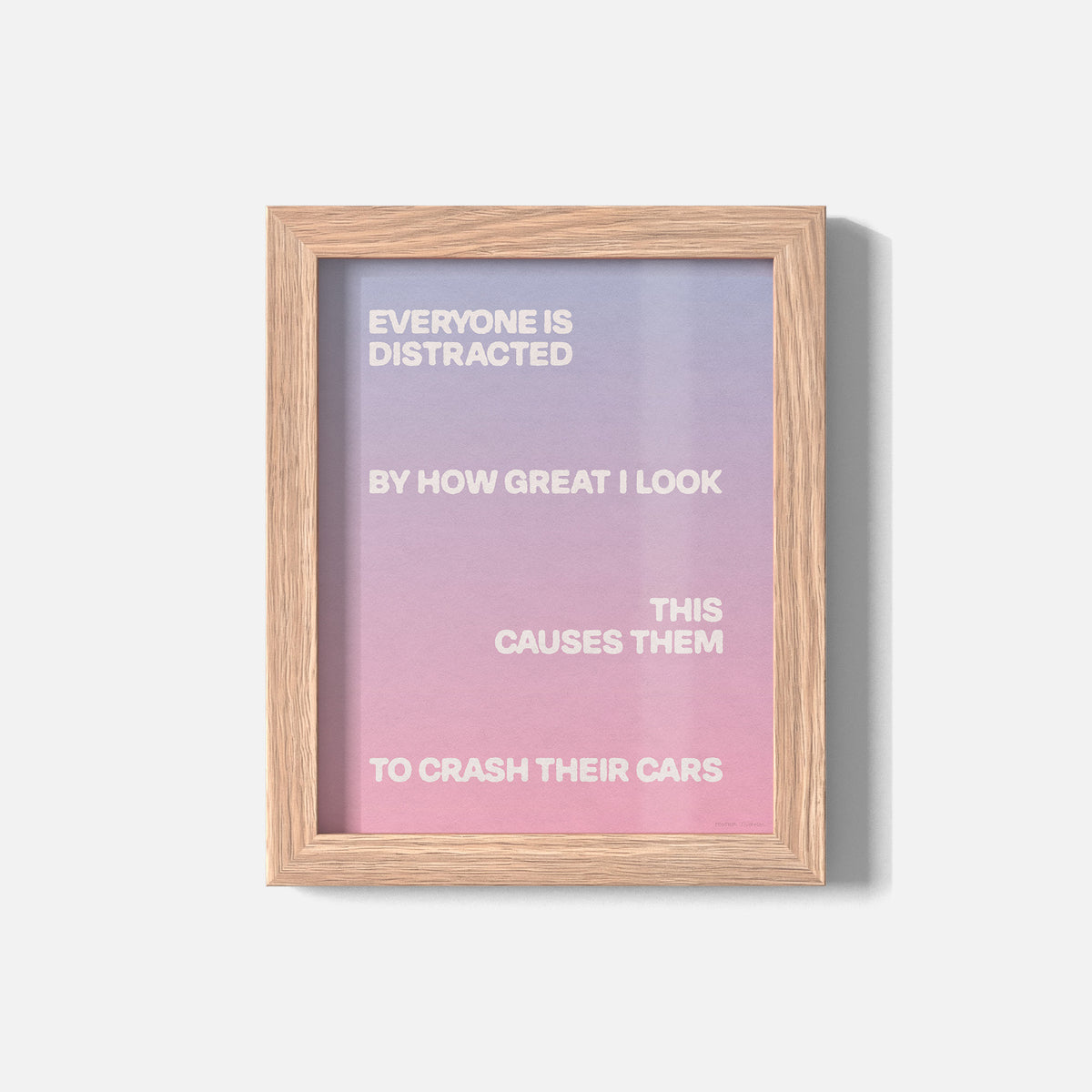 DISTRACTED PRINT